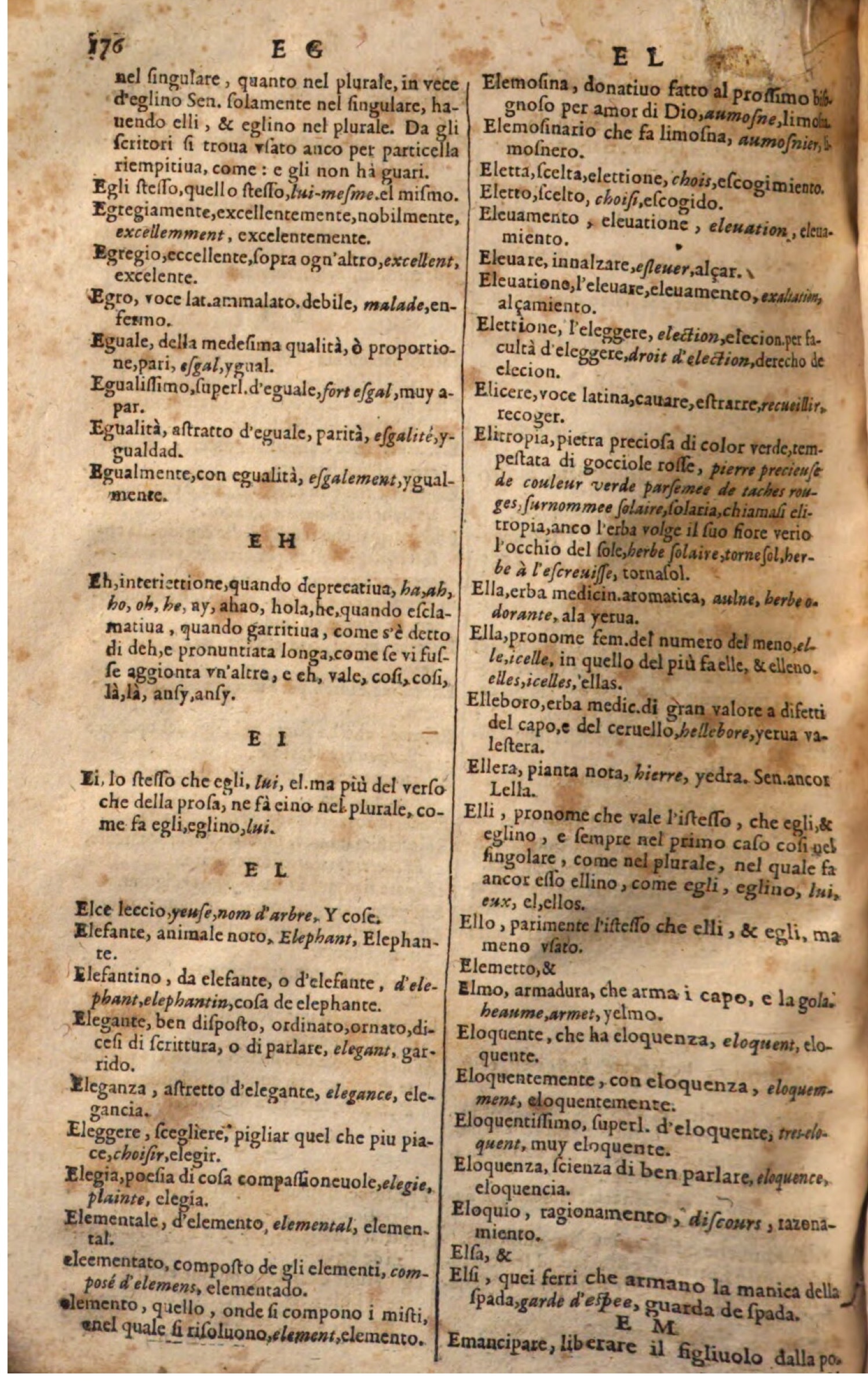 1644 - Jacques Crespin - Trésor des trois langues - Passau 1644 - Jacques Crespin - Trésor des trois langues - Passau