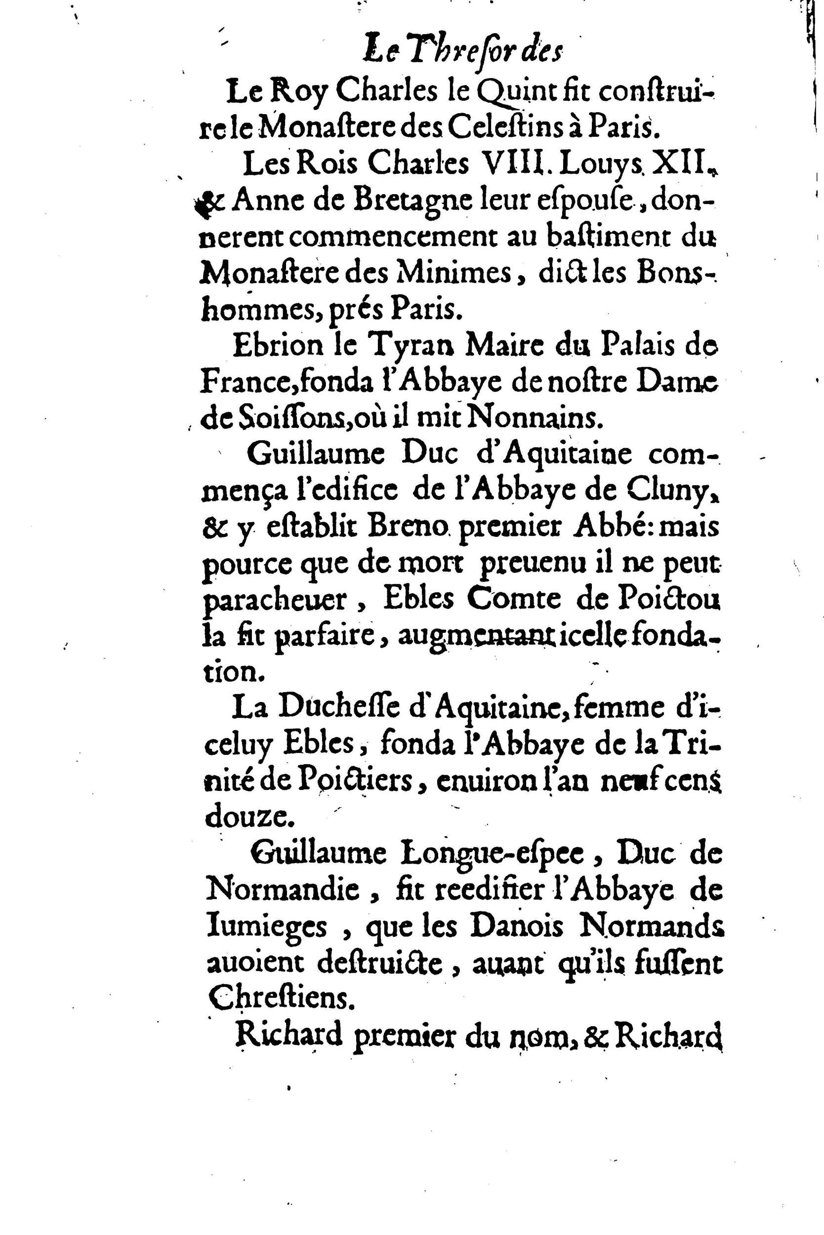 1633 - Jean Corrozet - Trésor des histoires de France - BM Lyon 1633 - Jean Corrozet - Trésor des histoires de France - BM Lyon
