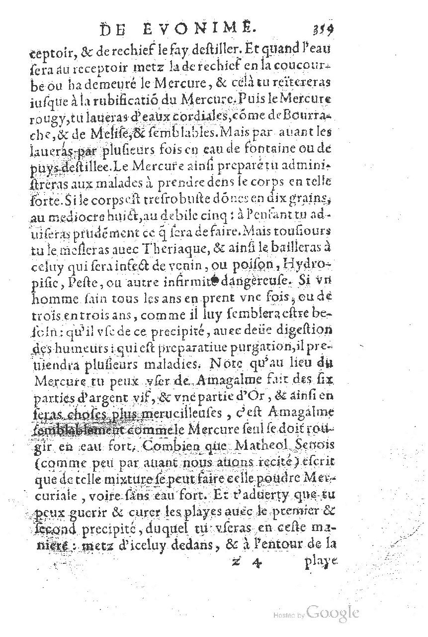 1557 - Antoine Vincent - Trésor d’Evonyme Philiatre - UC Madrid