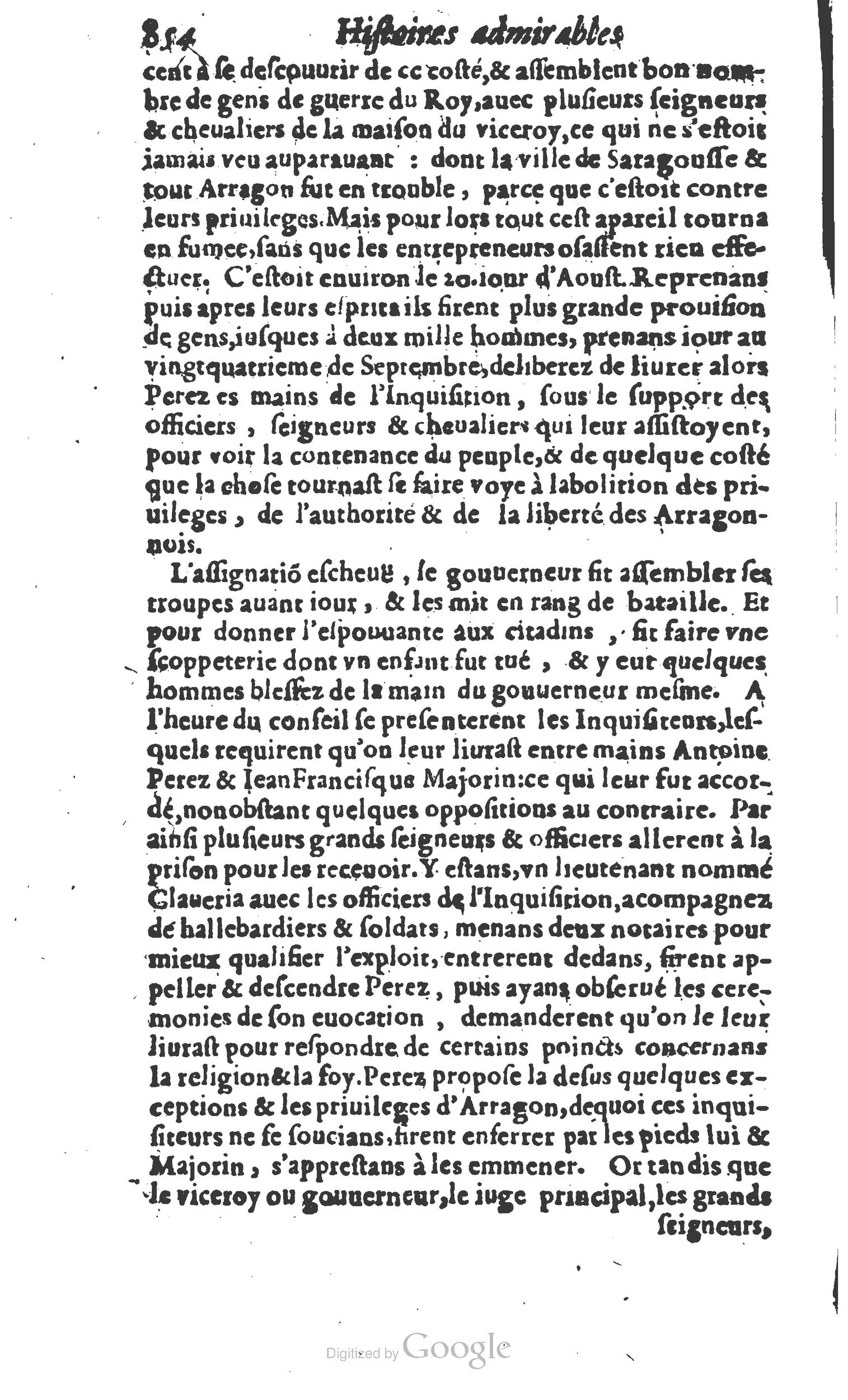 1610 - Paul Marceau - Trésor d’histoires admirables et mémorables - Princeton