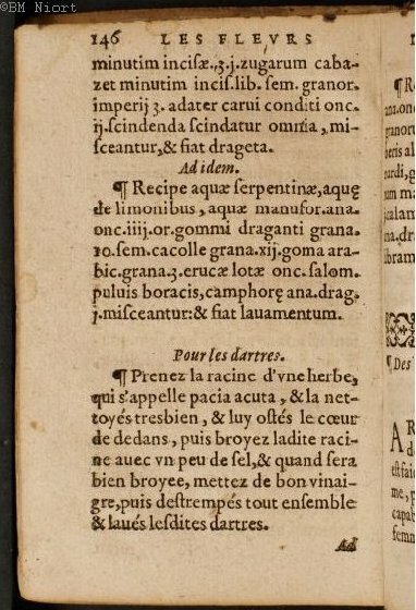 1586 - Benoît Rigaud - Trésor des fleurs et secrets de médecine - Université Paris Cité