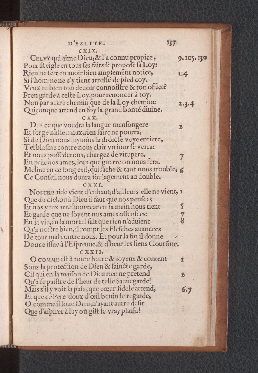 1577 - Jean de Laon - Trésor des 150 psaumes de David - Genève