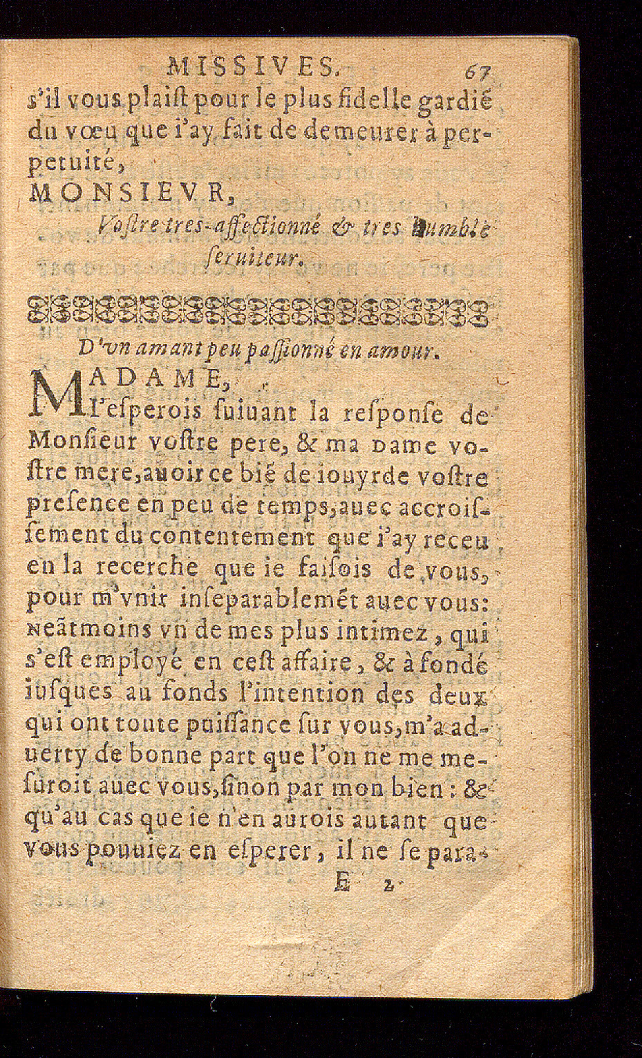 1614 - Barthélemy Vincent - Élite et Trésor des lettres missives - Bâle