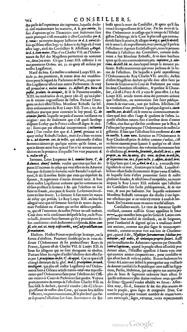 1629 - Veuve Nicolas Buon - Trésor du droit français (21754 T. 1) - BM Lyon 1629 - Veuve Nicolas Buon - Trésor du droit français (21754 T. 1) - BM Lyon