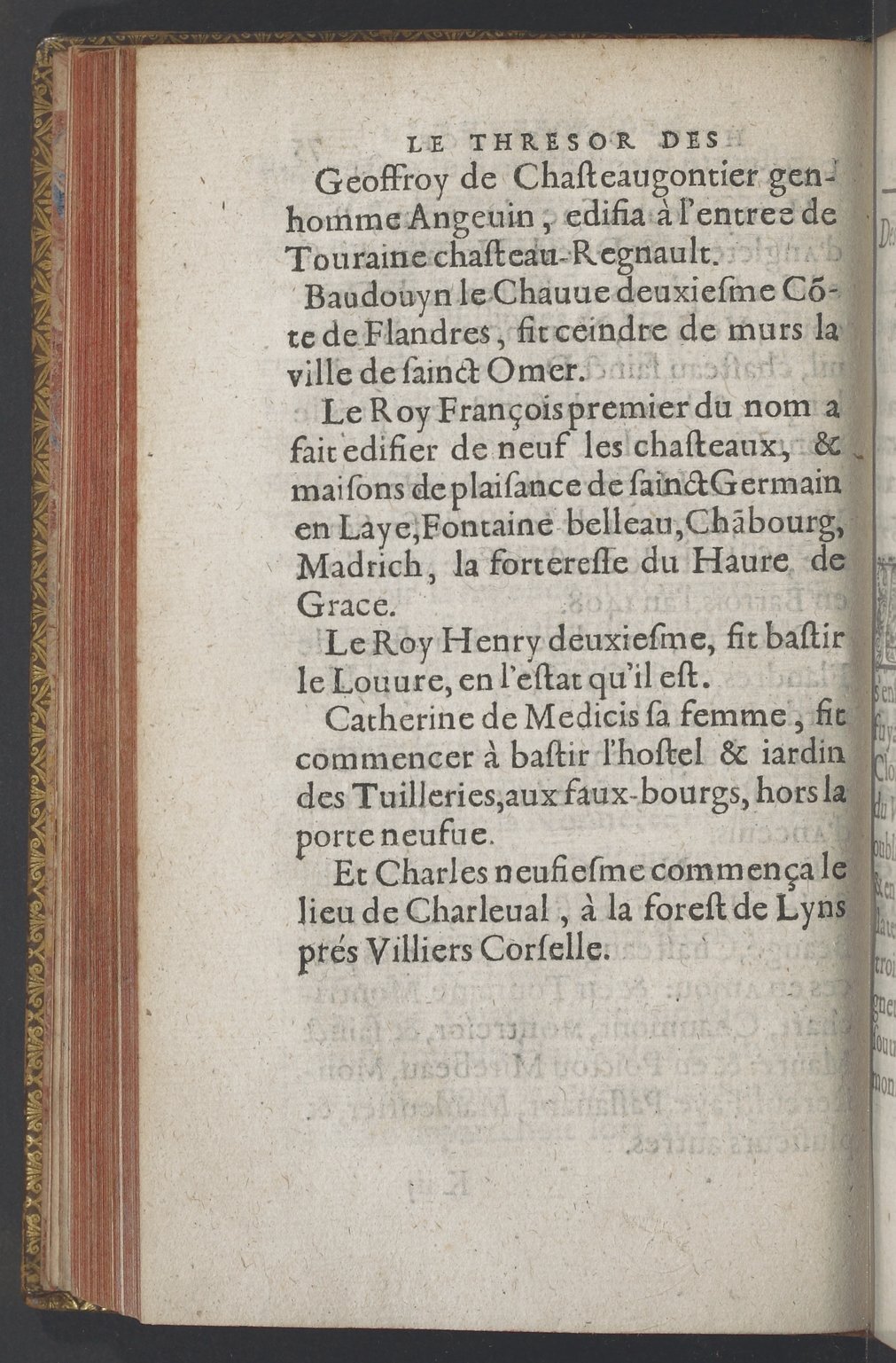 1603 - Galiot Corrozet - Trésor des histoires de France - BnF Tolbiac