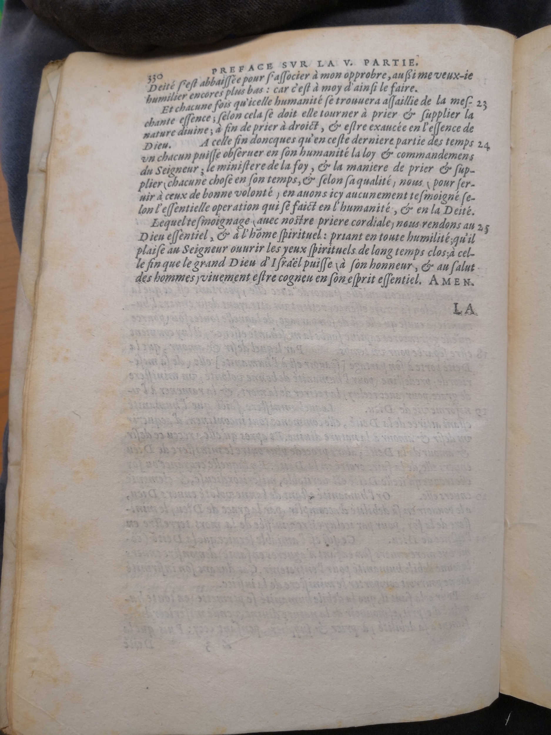 1581c. - Christophe Plantin - Le Livre des témoignages du Trésor caché au champ (Livres 2, 4, 6 et 7) - Anvers Musée Plantin Moretus