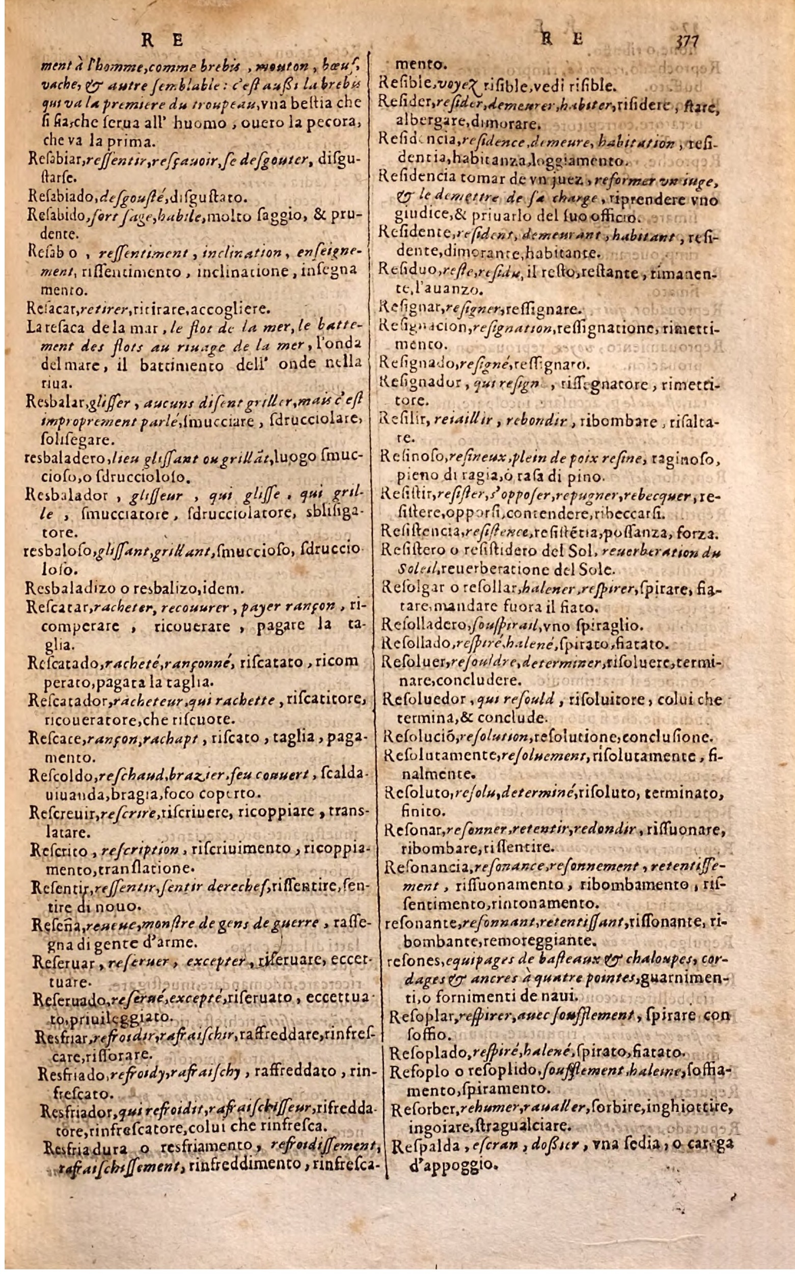 1627 - Jacques Crespin - Trésor des trois langues - Regensburg