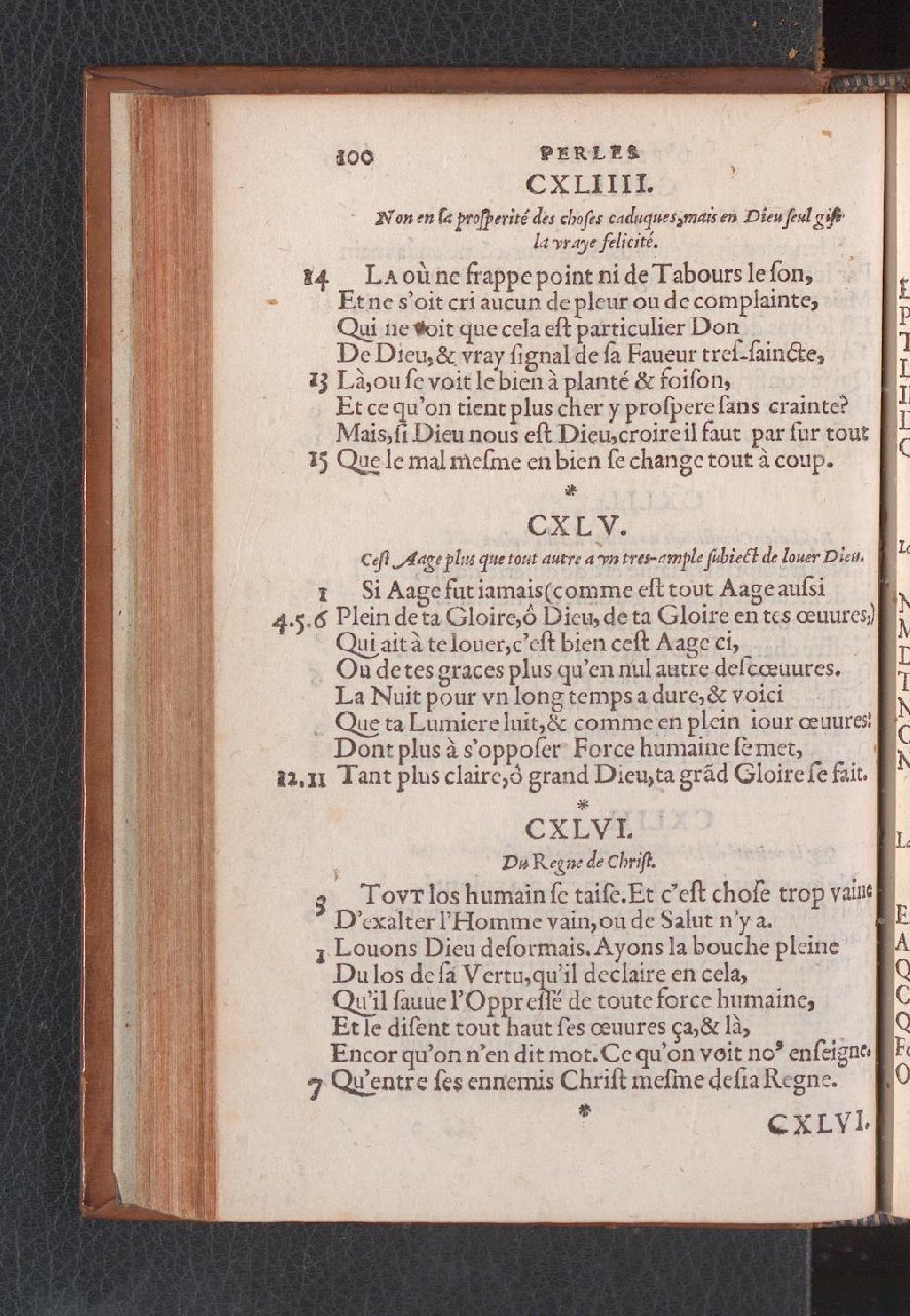 1577 - Jean de Laon - Trésor des 150 psaumes de David - Genève