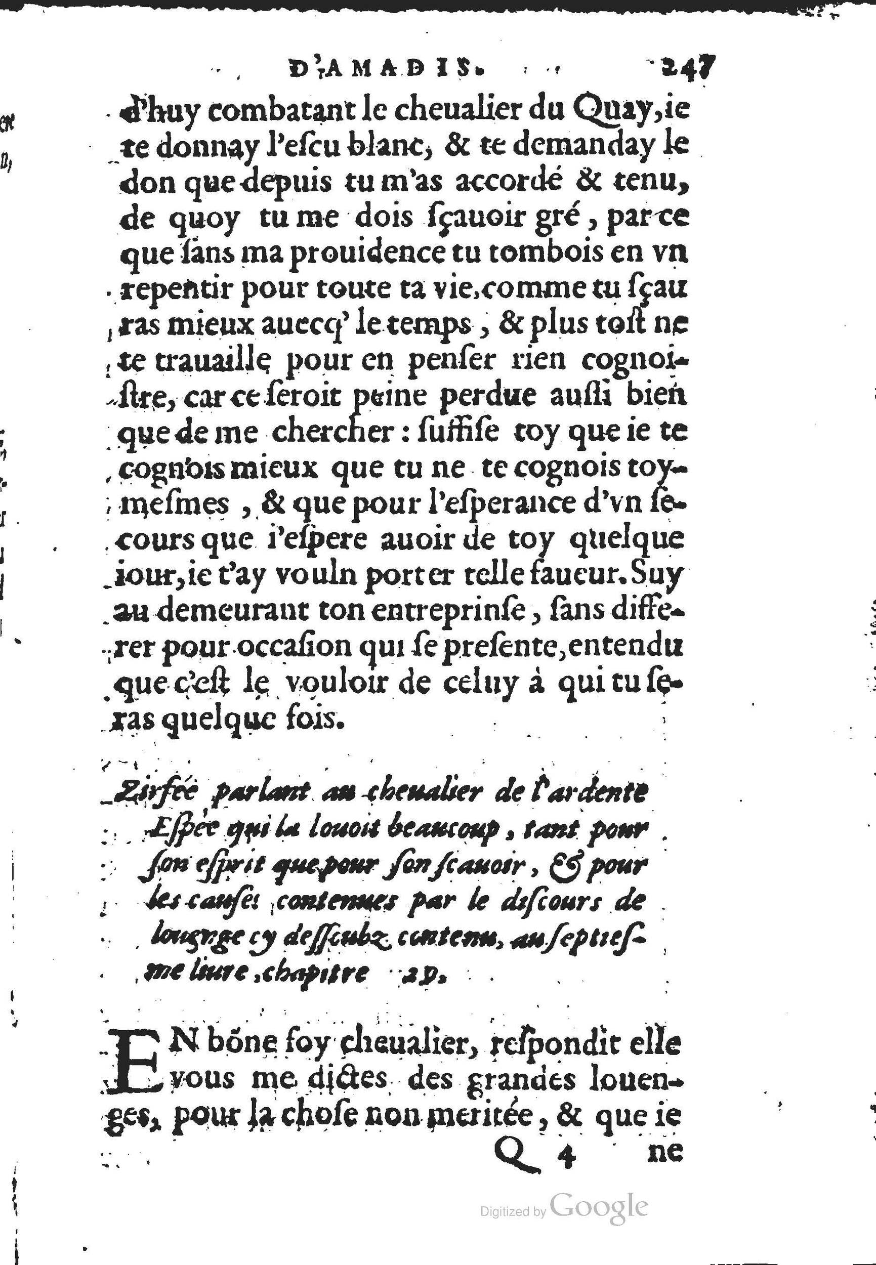 1560 - Jean d’Ogerolles et Gabriel Cotier Lyon - Trésor des Amadis - BSB Munich