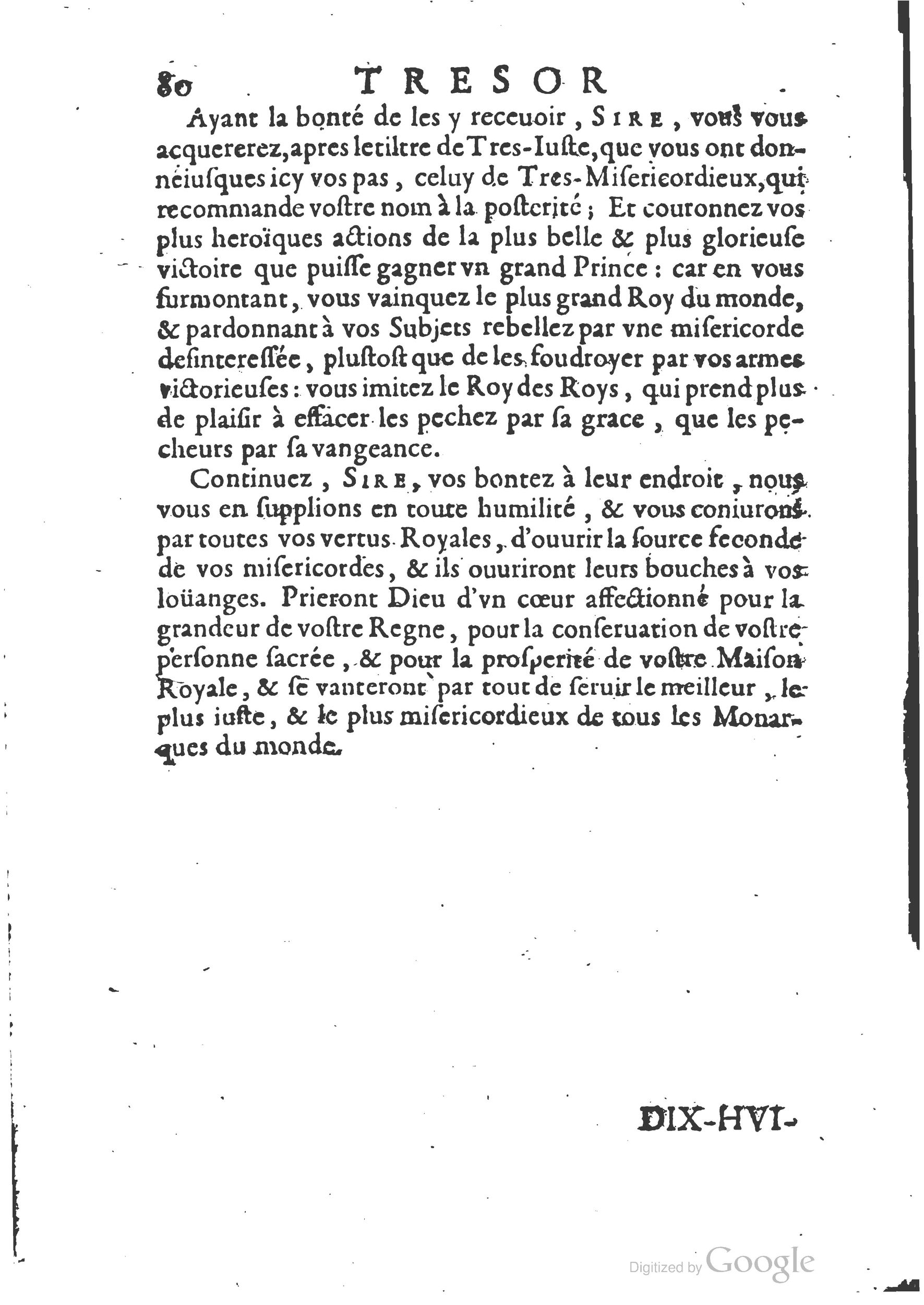 1654 - Michel Bobin - Trésor des harangues, remontrances et oraisons funèbres - BM Lyon