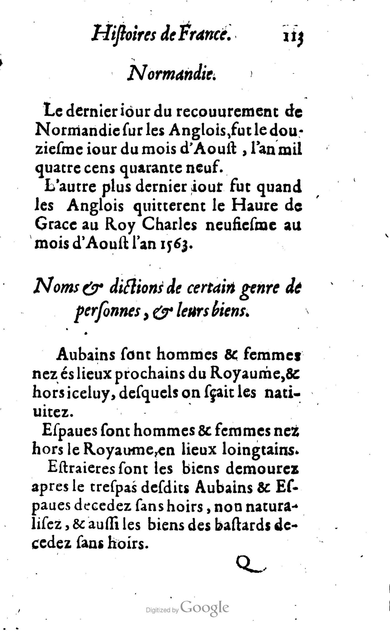 1619 - Jean Corrozet - Trésor des histoires de France - BSB Munich