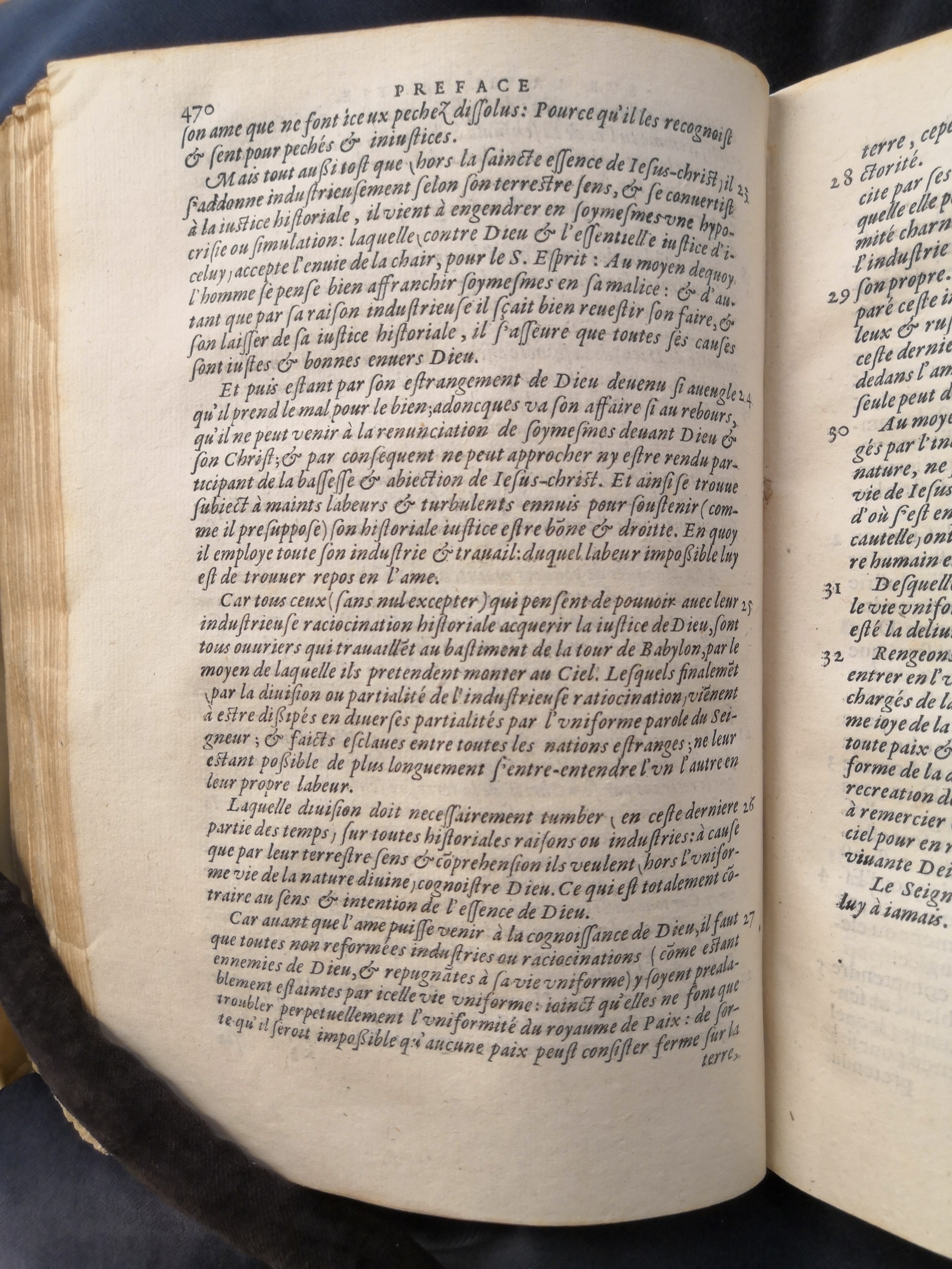 1581c. - Christophe Plantin - Le Livre des témoignages du Trésor caché au champ - Anvers Musée Plantin-Moretus