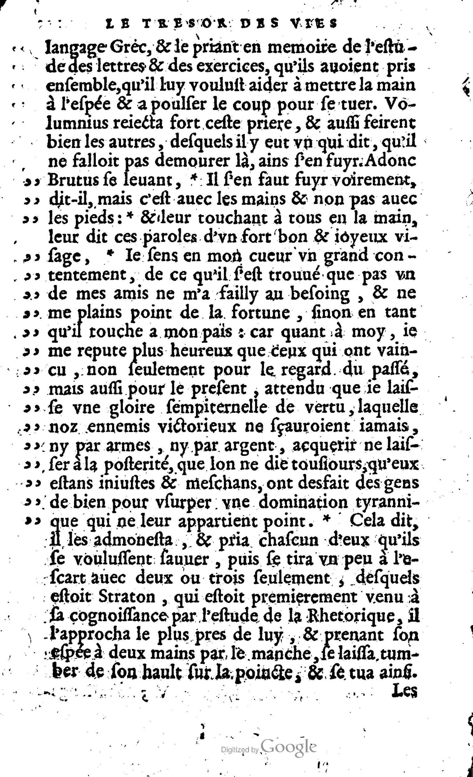 1568 - Willem Silvius - Trésor des vies de Plutarque - Anvers Plantin-Moretus