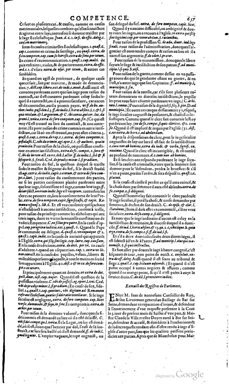 1629 - Veuve Nicolas Buon - Trésor du droit français (29620 T. 1) - BM Lyon