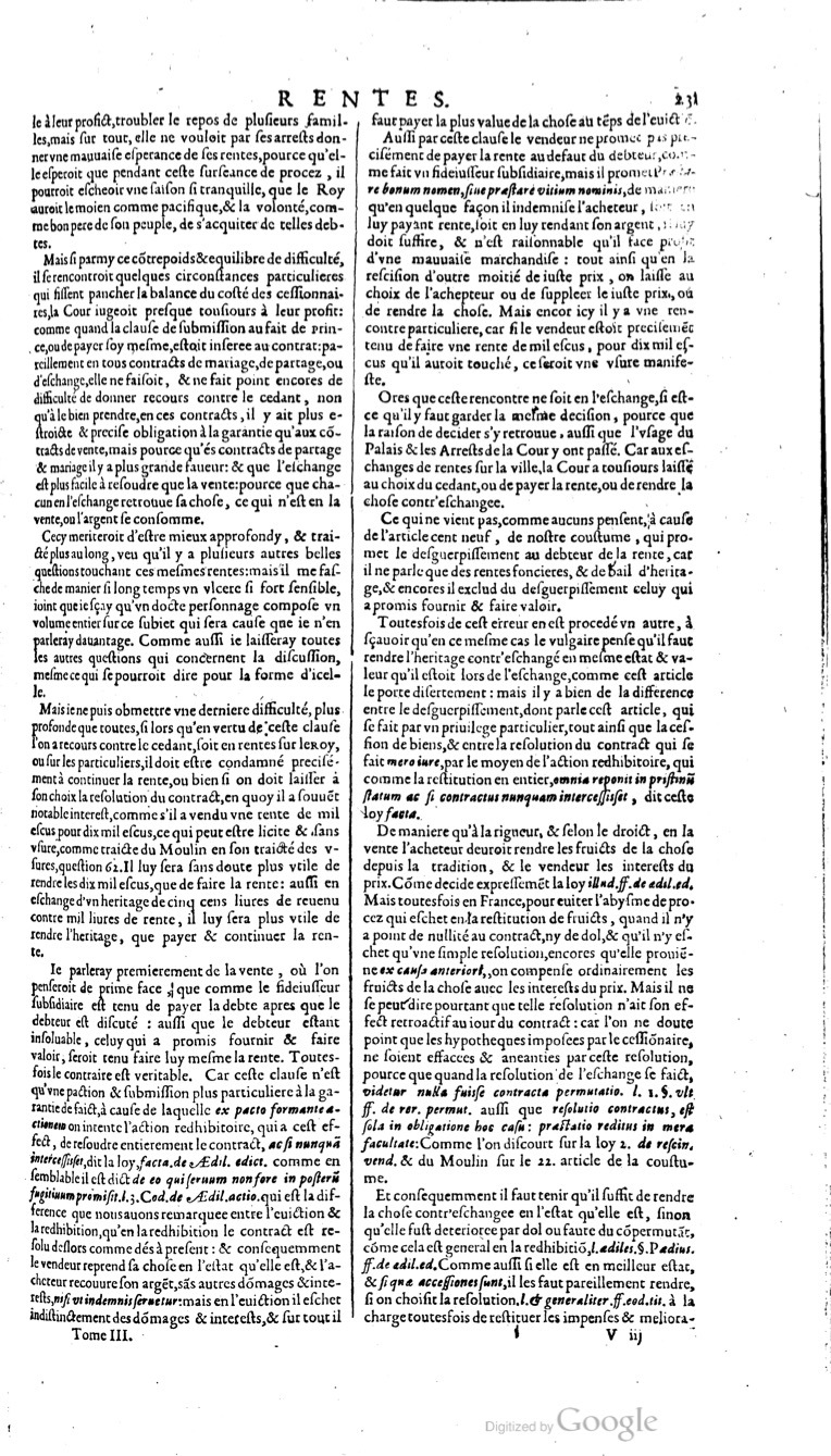 1629 - Veuve Nicolas Buon - Trésor du droit français (21754 T. 3) - BM Lyon