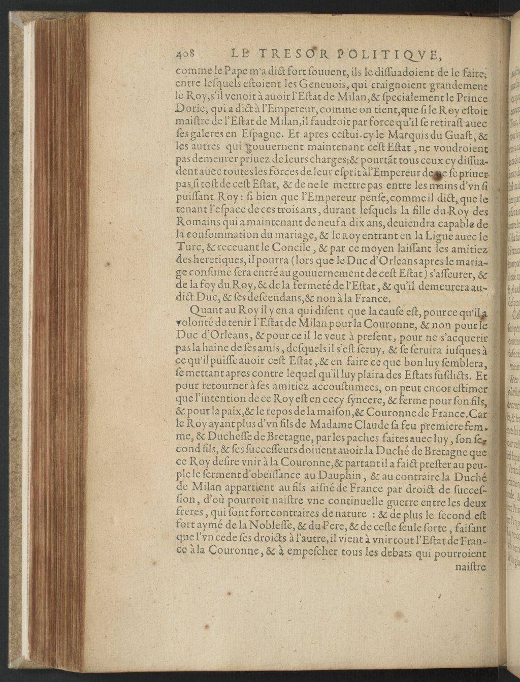 1608 - Nicolas Du Fossé - Trésor politique - BnF Tolbiac 1608 - Nicolas Du Fossé - Trésor politique - BnF Tolbiac