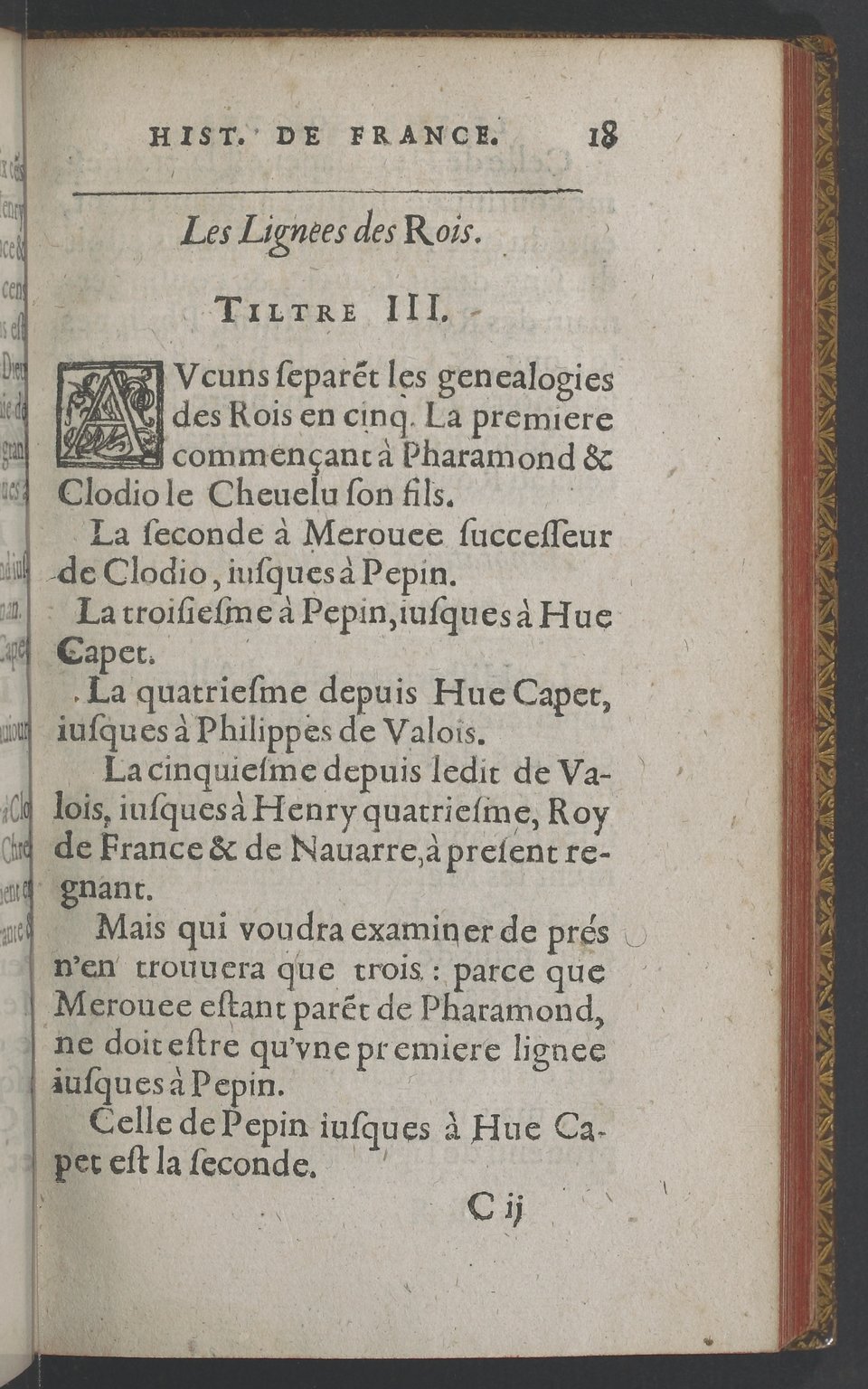 1603 - Galiot Corrozet - Trésor des histoires de France - BnF Tolbiac