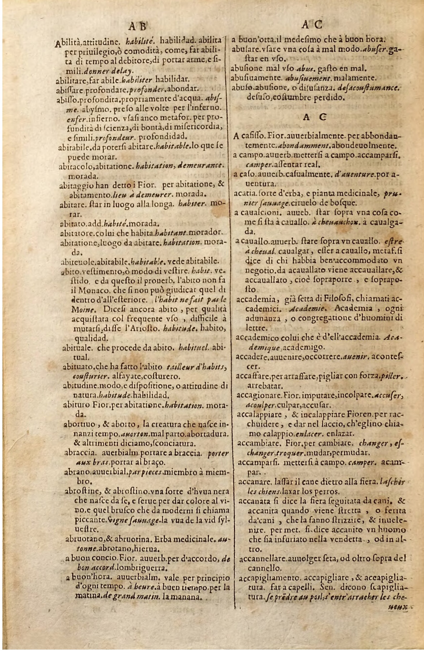 1627 - Jacques Crespin - Trésor des trois langues (Troisième partie) - Regensburg