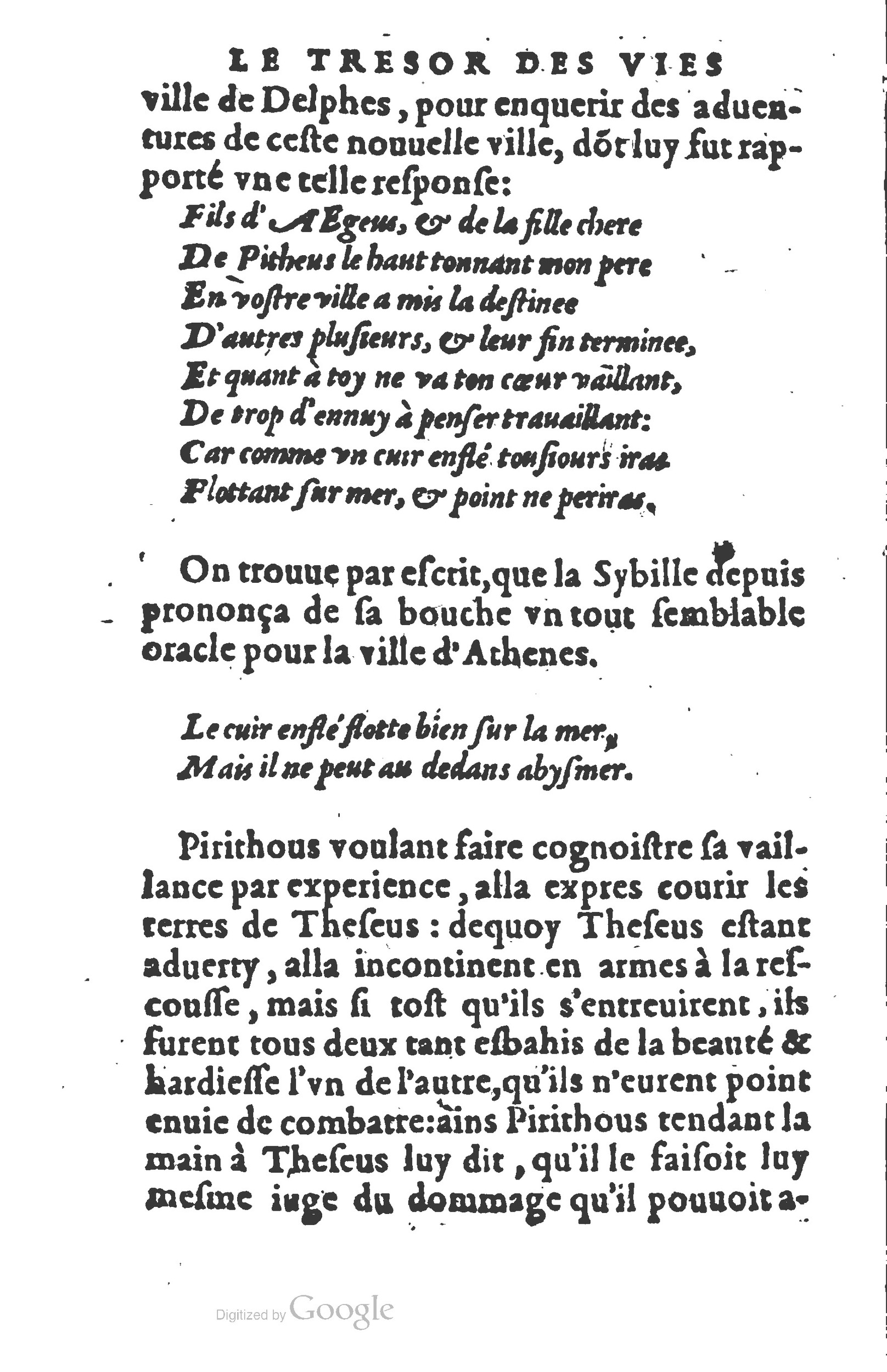 1577 - Claude Micard - Trésor des vies de Plutarque - BSB Munich