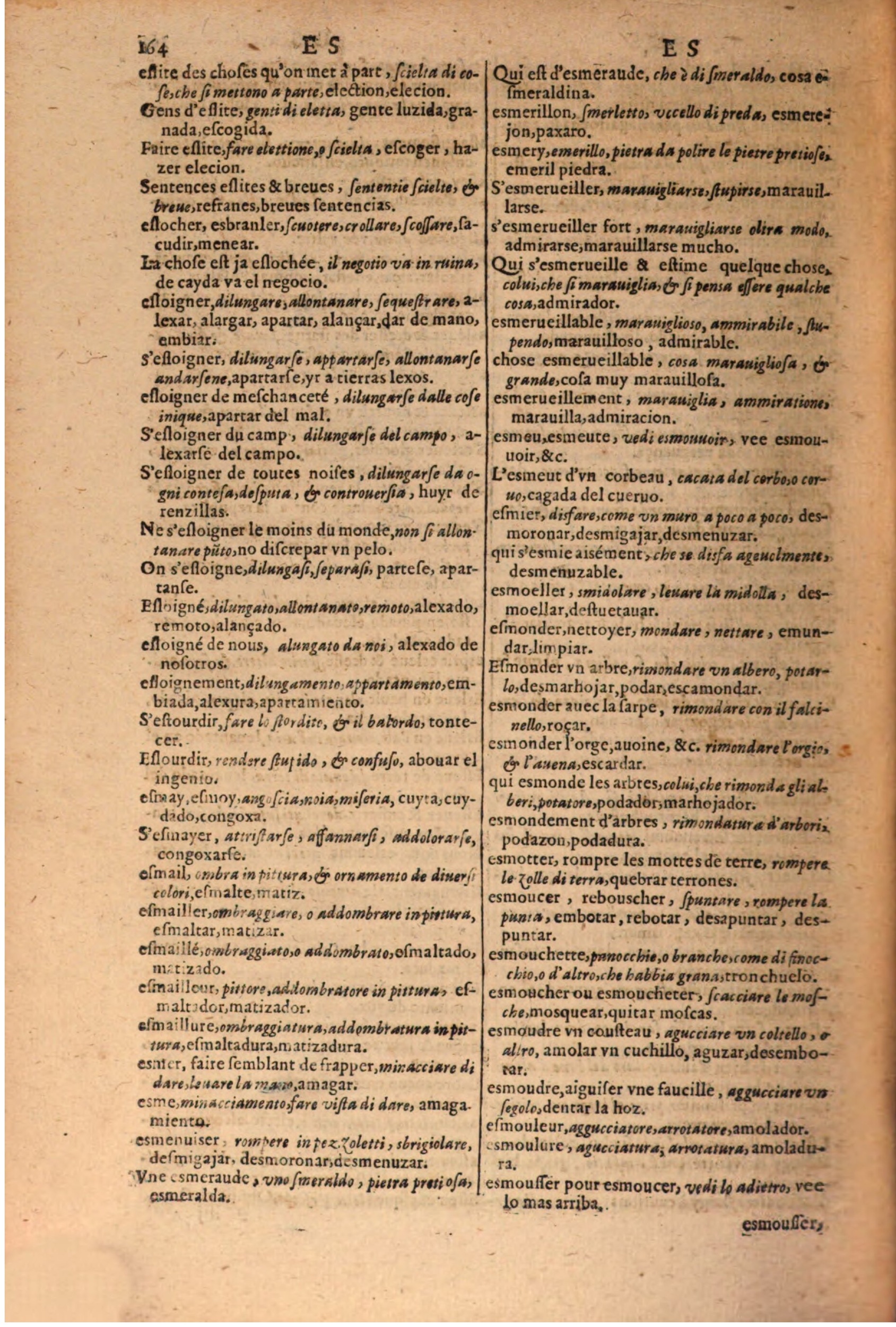 1616 - Pierre de la Rovière - Trésor des trois langues (Seconde partie) - BSB Munich