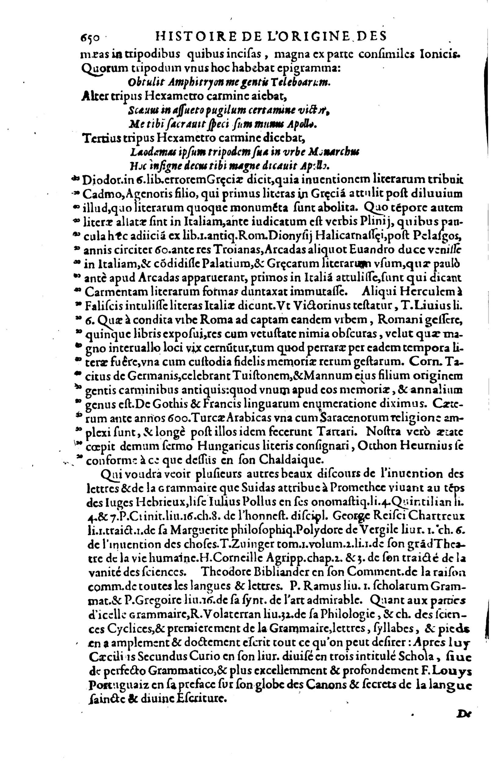 1619 - SHC - Trésor de l’histoire des langues de cet univers - BSB Munich