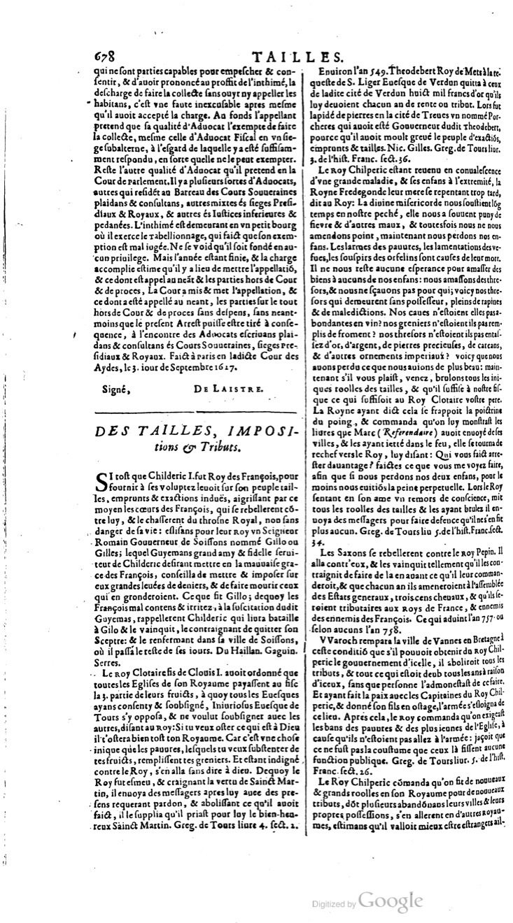 1629 - Veuve Nicolas Buon - Trésor du droit français (21754 T. 3) - BM Lyon