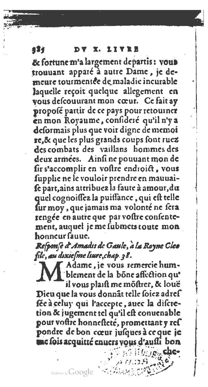 1572 - Jan van Waesberghe - Trésor des Amadis - BNC Rome 1572 - Jan van Waesberghe - Trésor des Amadis - BNC Rome