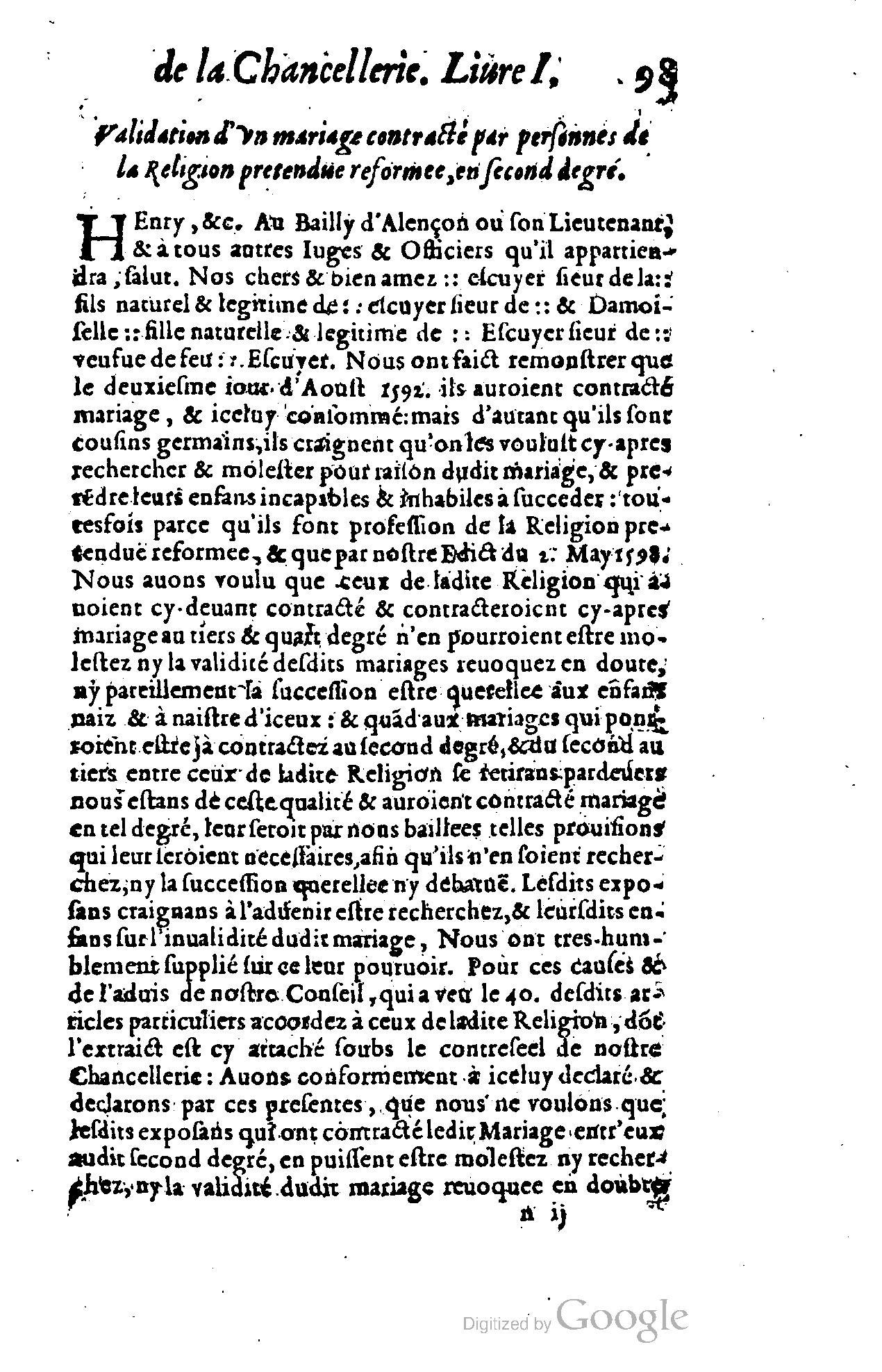 1614 - Jean Richer - Trésor du nouveau style et protocole de la chancellerie de France - BSB Munich