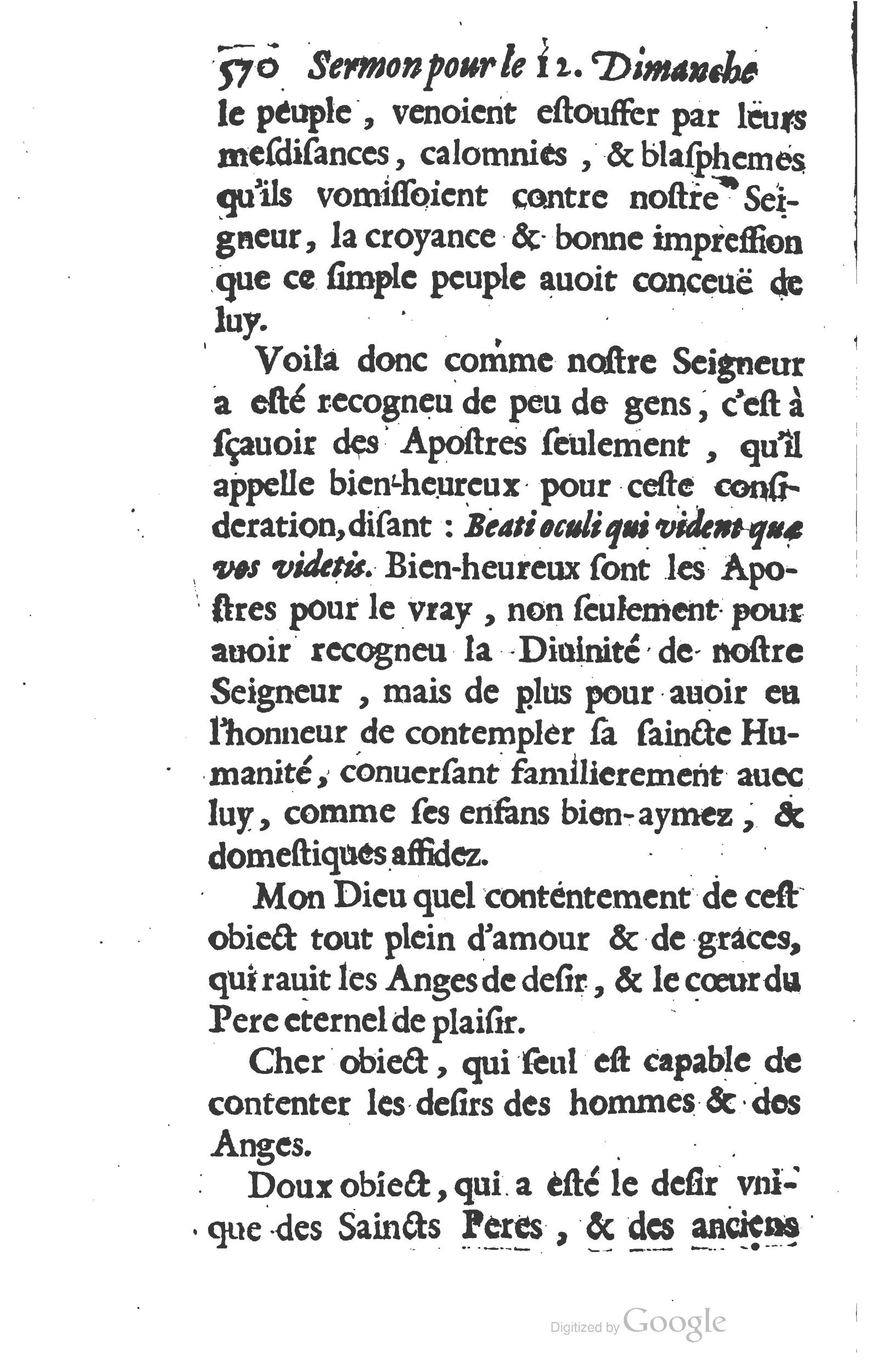 1629 - Manassés de Préaulx - Sermons ou Trésors de la piété chrétienne - BM Lyon