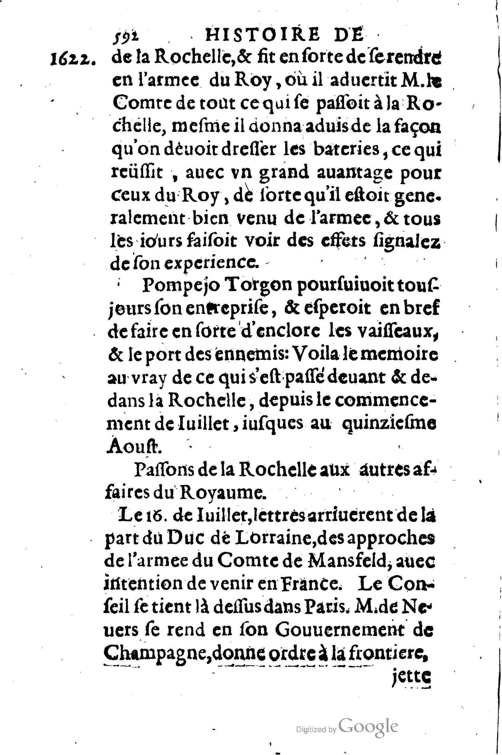 1623 - Joseph Bouillerot - Trésor de l’histoire générale de notre temps - BM Lyon