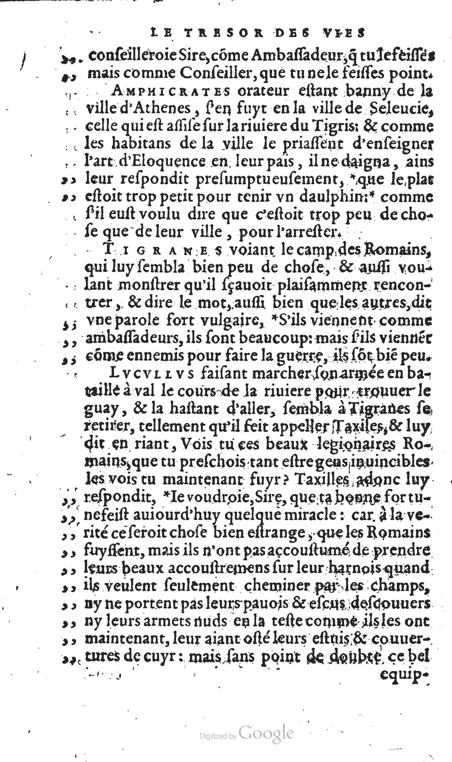 1567 - Willem Silvius - Trésor des vies de Plutarque - Anvers Musée Plantin-Moretus