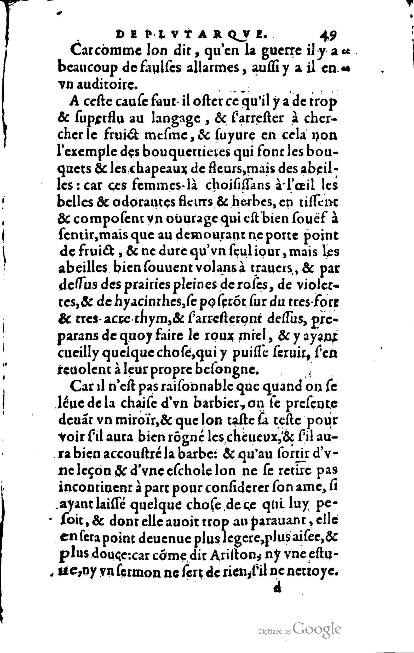 1578 - Jean Poupy - Trésor des morales de Plutarque - BSB Munich