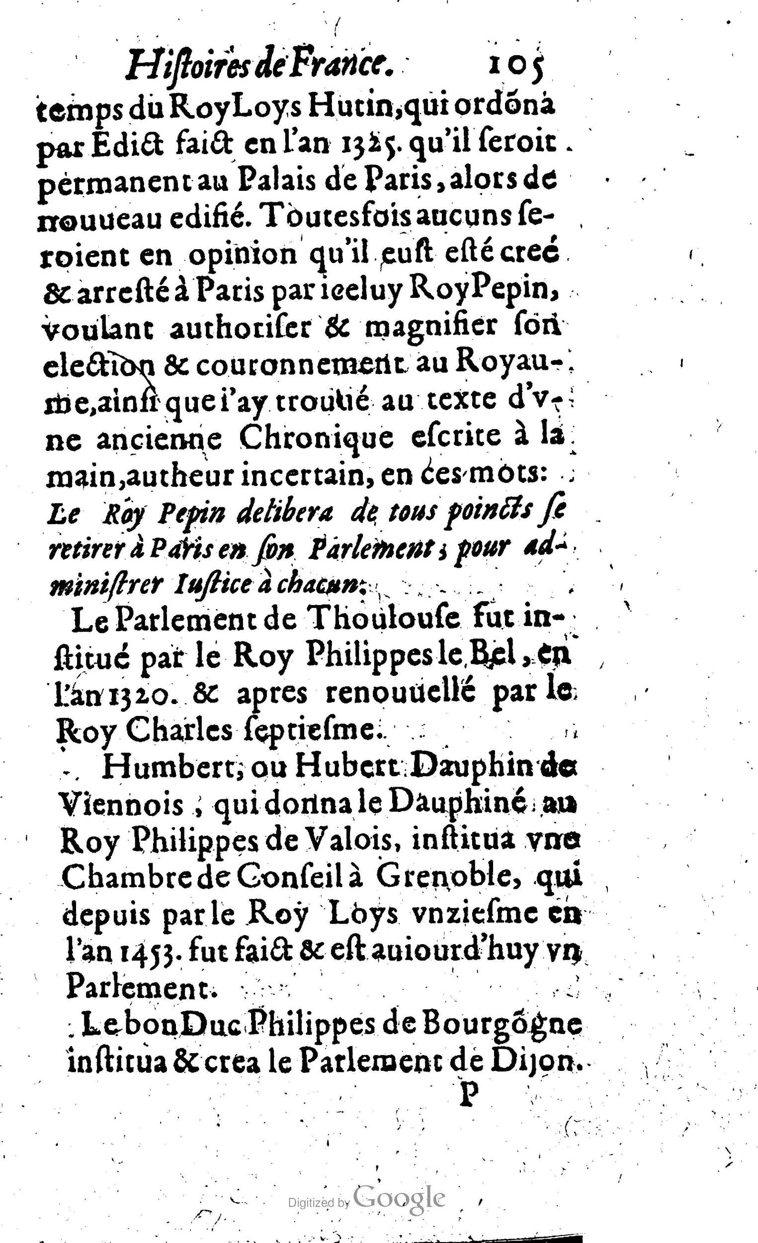 1619 - Jean Corrozet - Trésor des histoires de France - Anvers Musée Plantin-Moretus