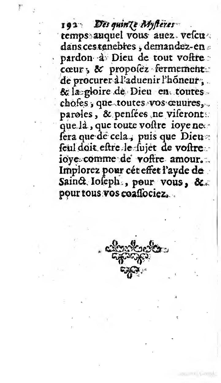 1646 - Jean Piot - Trésor inestimable de Saint-Joseph - BNC Rome