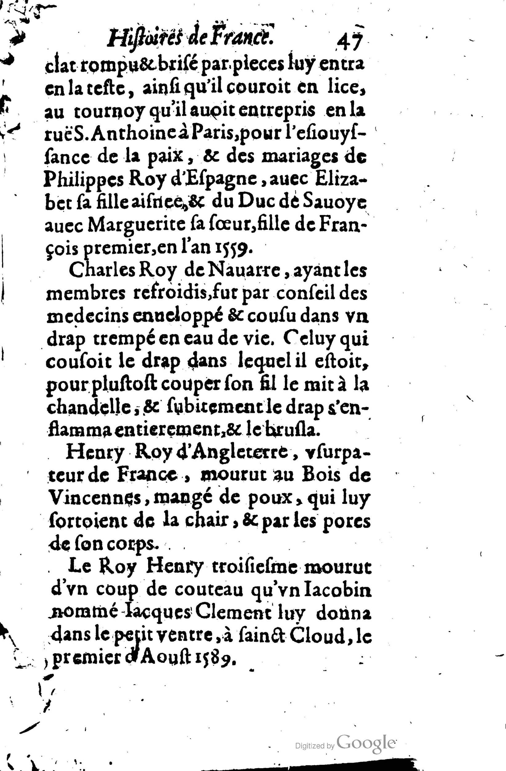 1619 - Jean Corrozet - Trésor des histoires de France - BSB Munich
