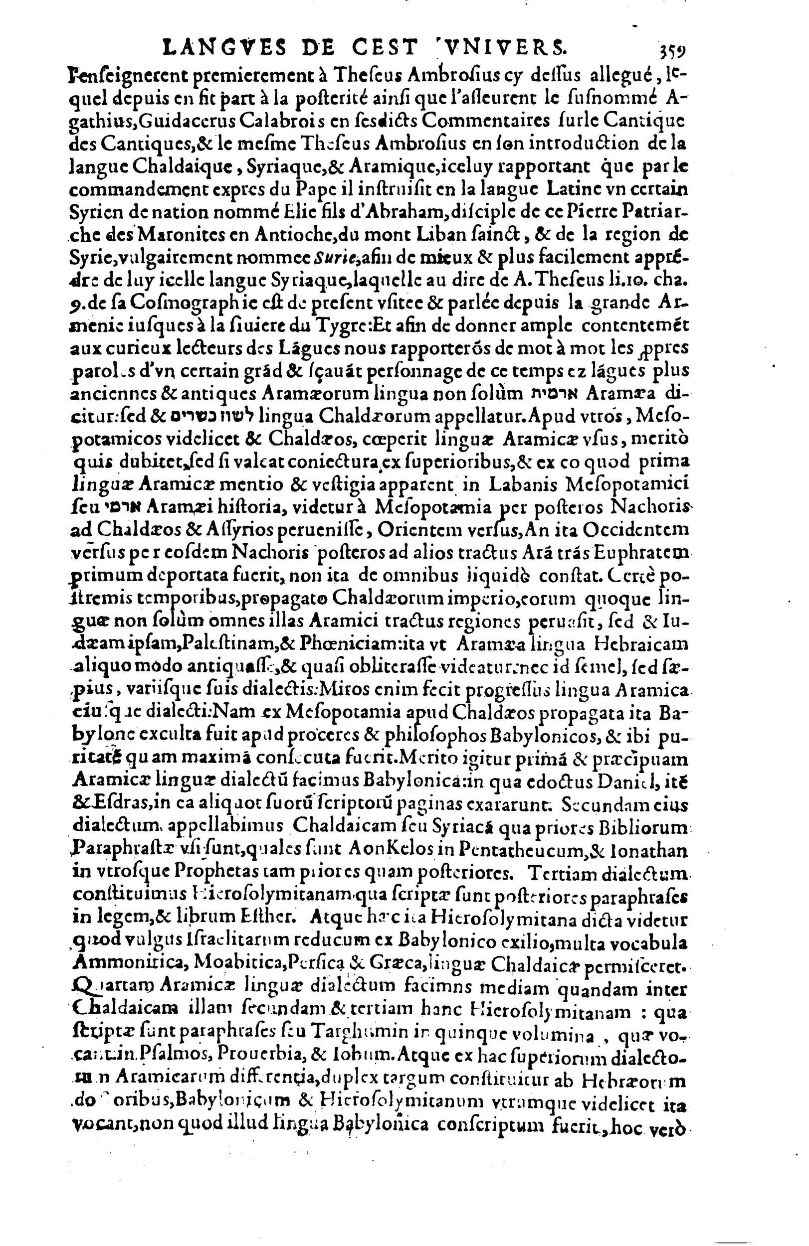 1619 - SHC - Trésor de l’histoire des langues de cet univers - BSB Munich 1619 - SHC - Trésor de l’histoire des langues de cet univers - BSB Munich
