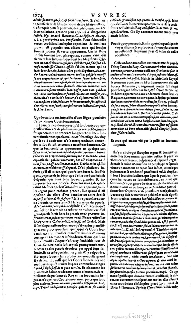 1629 - Veuve Nicolas Buon - Trésor du droit français (21754 T. 3) - BM Lyon