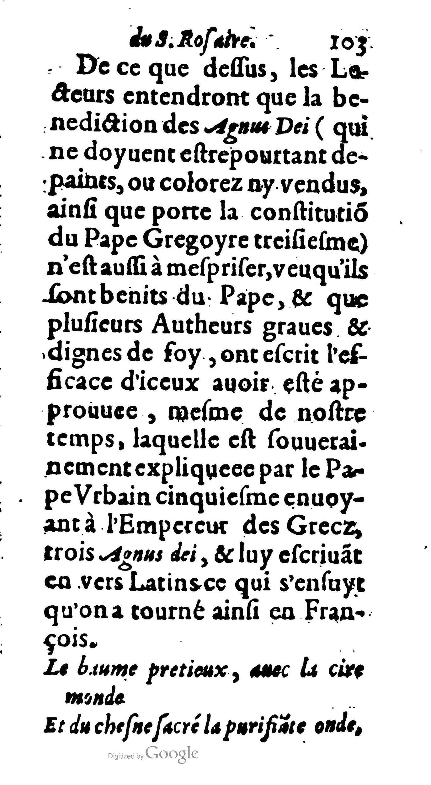 1604 - Jean Le Bouc - Trésor des indulgences du Saint Rosaire - BM Lyon 1604 - Jean Le Bouc - Trésor des indulgences du Saint Rosaire - BM Lyon