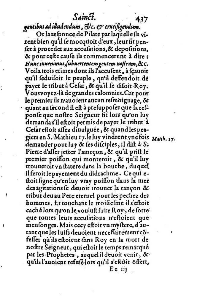 1607 - Nicolas Du Fossé - Trésor quadragésimal - T 02 - BM Lyon