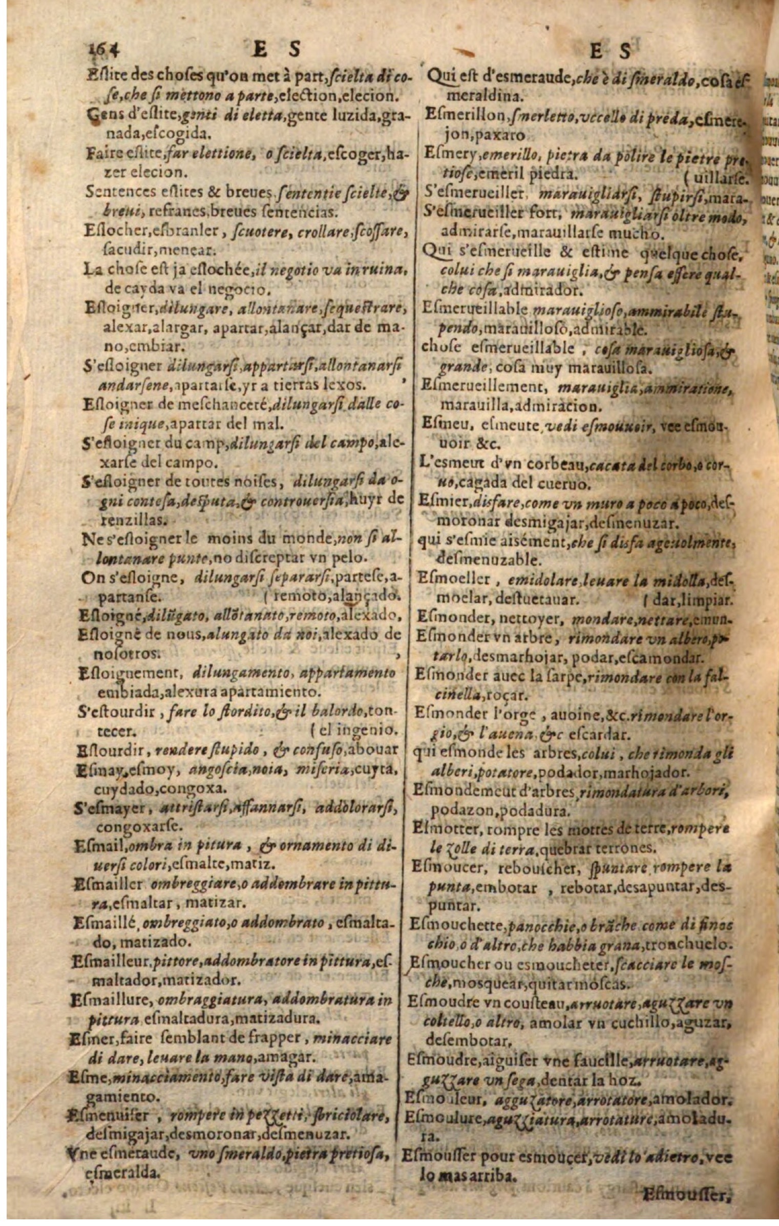 1644 - Jacques Crespin - Trésor des trois langues - Passau