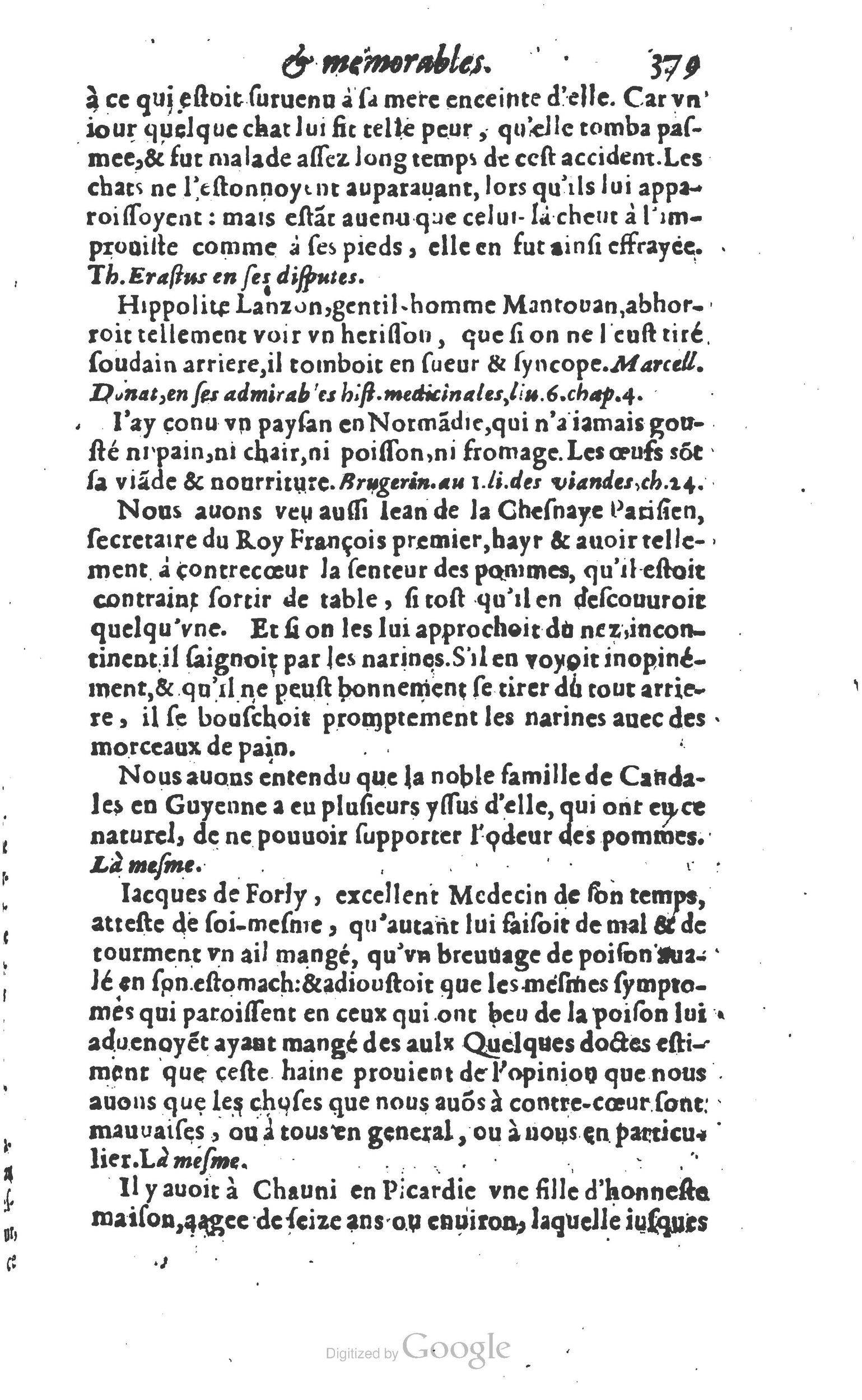 1610 - Paul Marceau - Trésor d’histoires admirables et mémorables - Princeton