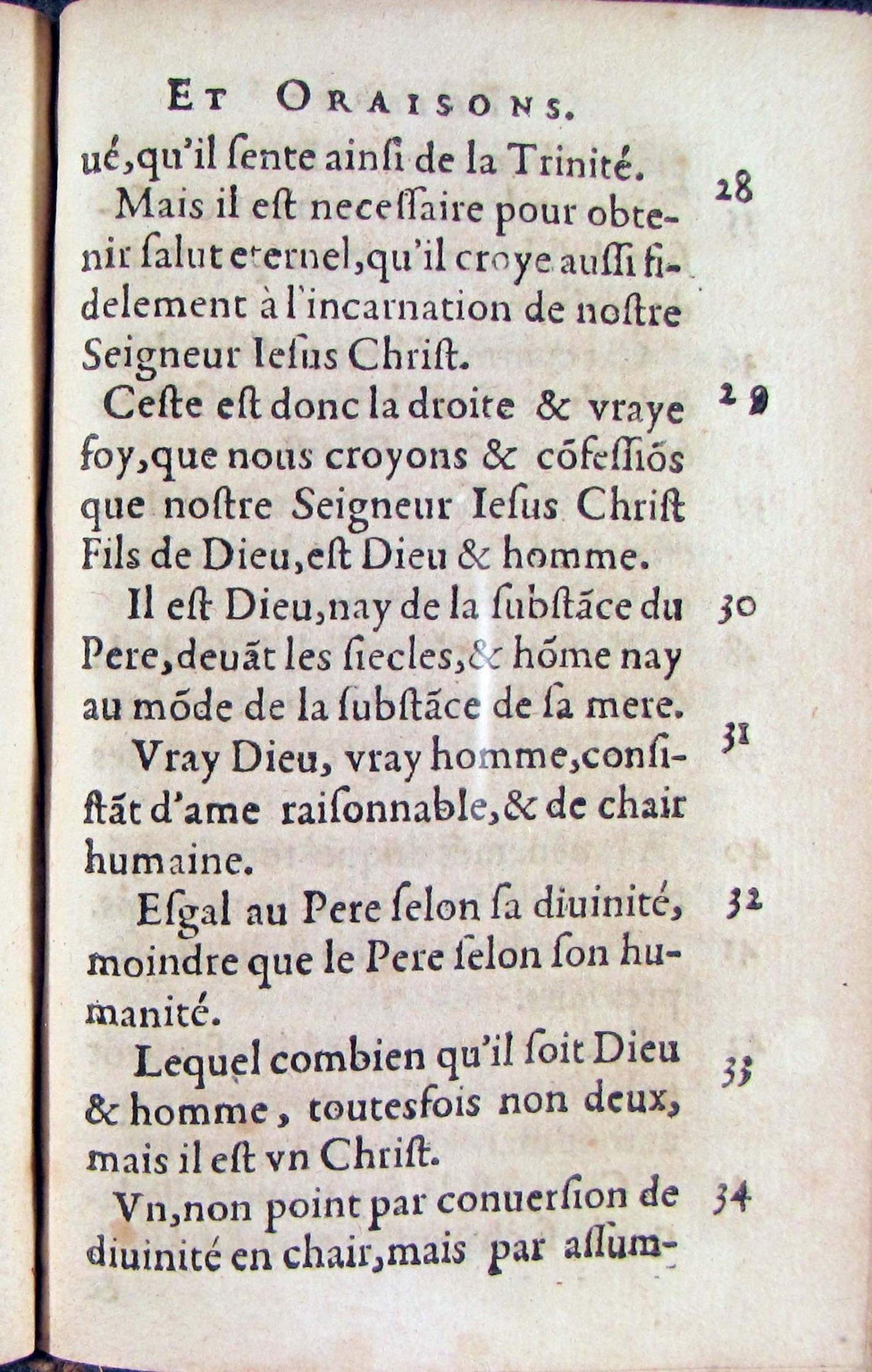 1572 - Antoine Certia - Trésor des prières, oraisons et instructions chrétiennes - Nîmes