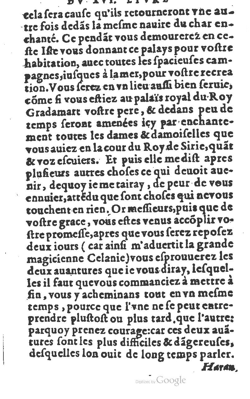 1582 - Jean Huguetan - Trésor des Amadis T. 1 - BM Lyon