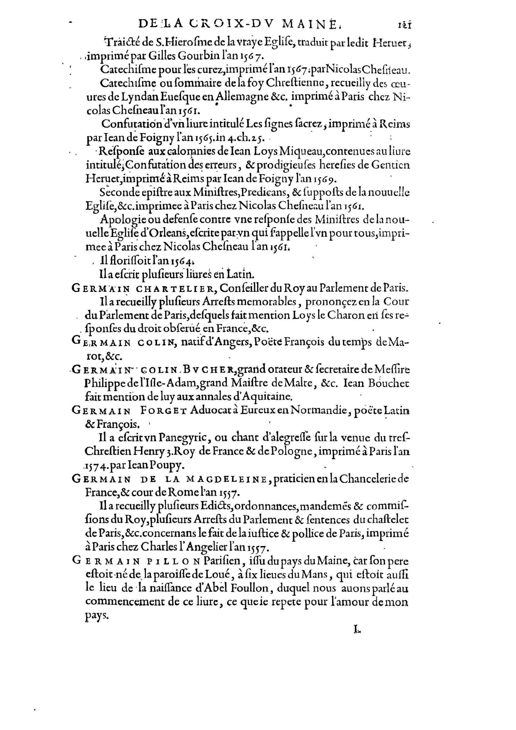 1584 - Abel L&#039;Angelier - Bibliothèques françaises - BnF