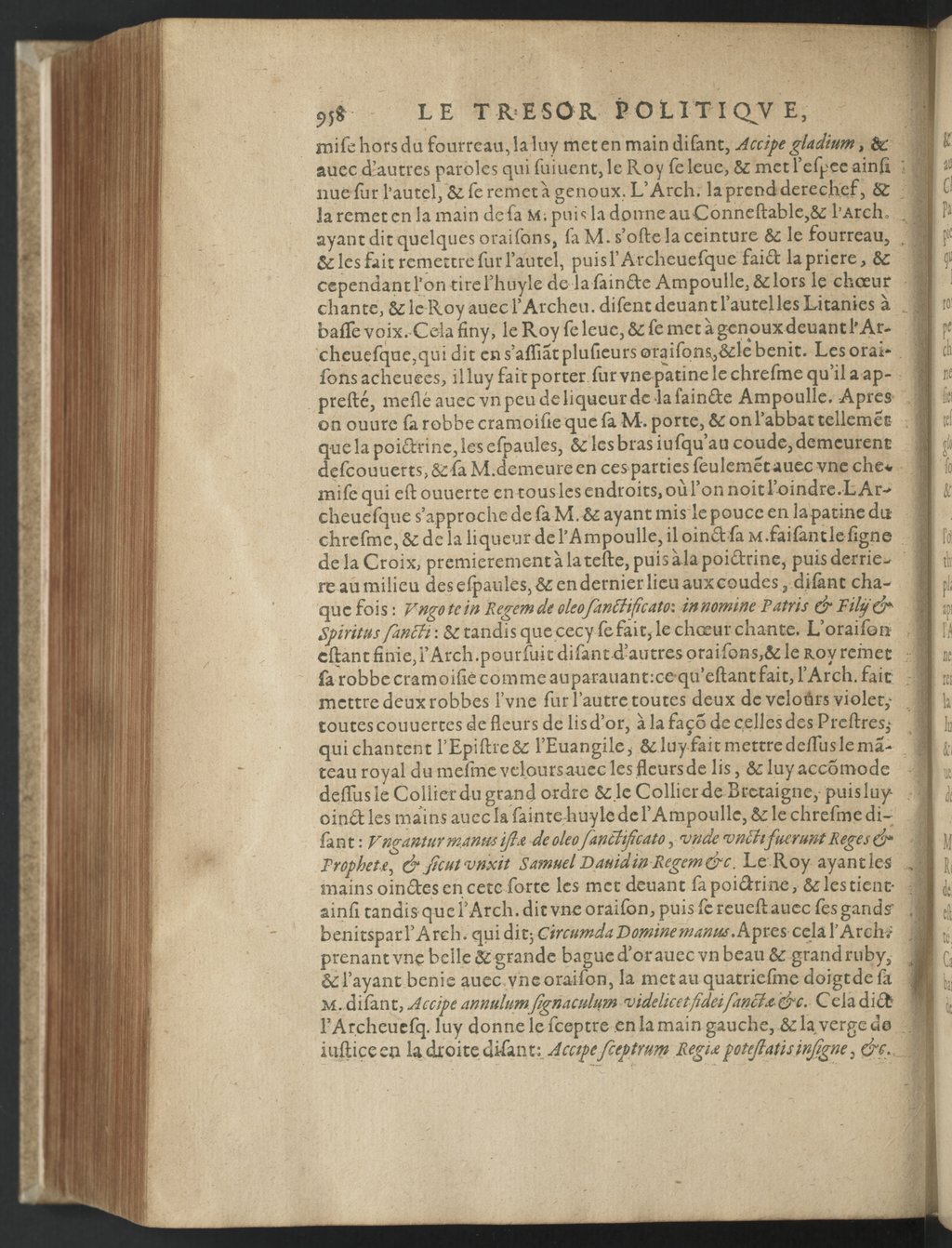 1608 - Nicolas Du Fossé - Trésor politique - BnF Tolbiac