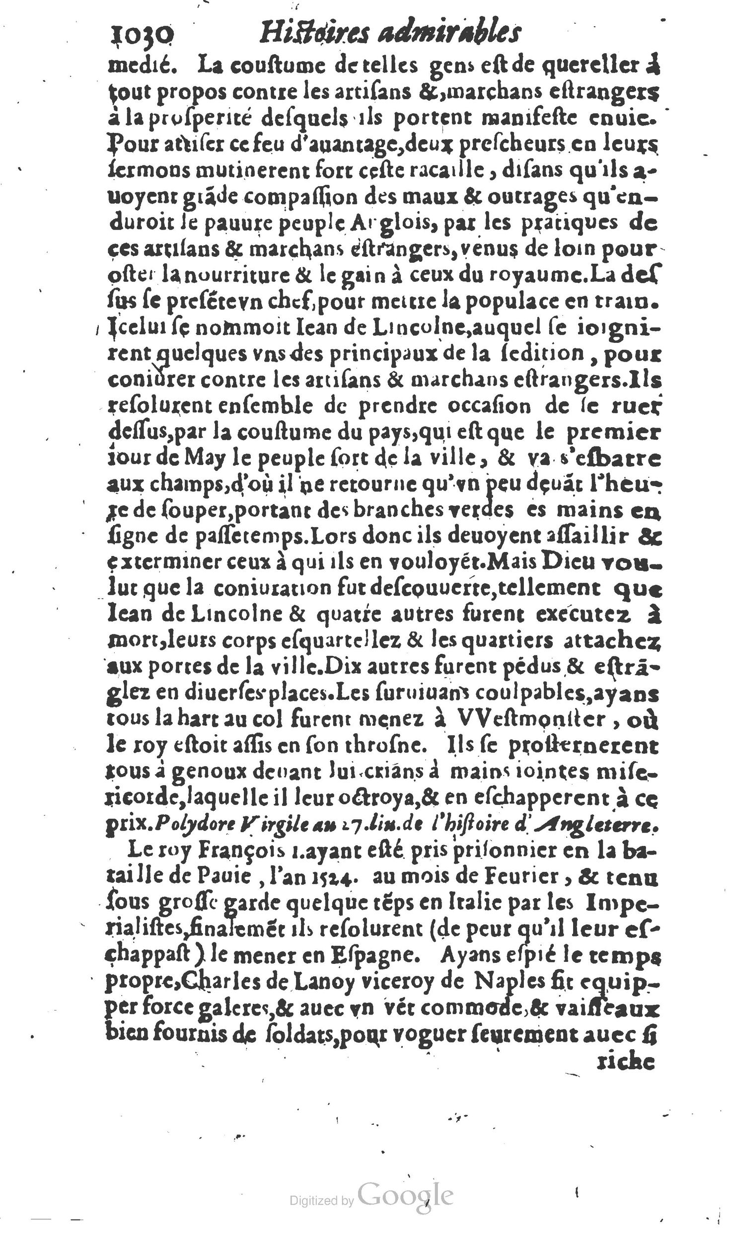 1610 - Paul Marceau - Trésor d’histoires admirables et mémorables - Princeton 1610 - Paul Marceau - Trésor d’histoires admirables et mémorables - Princeton