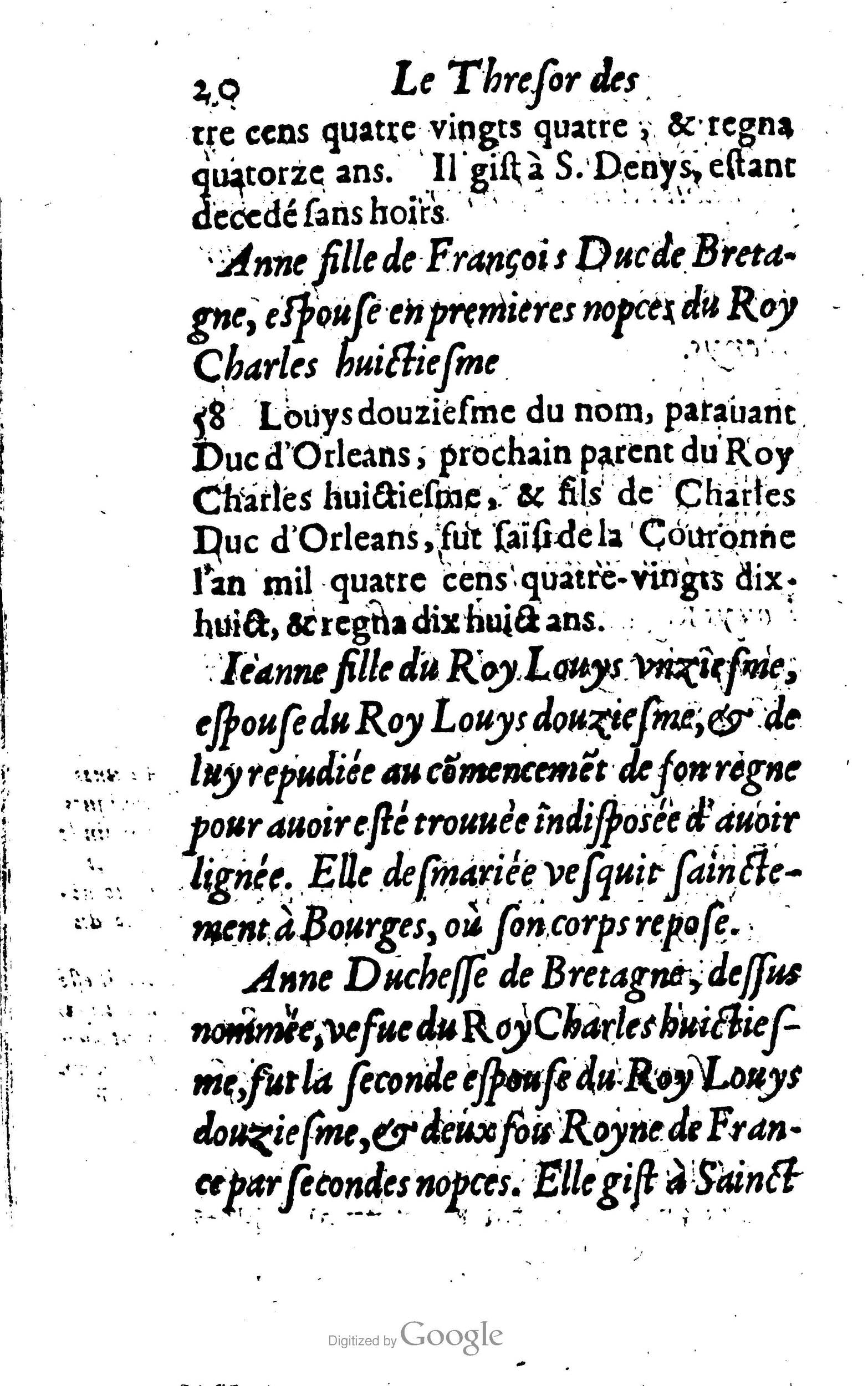 1638 - Jean Corrozet - Trésor des histoires de France - BM Lyon