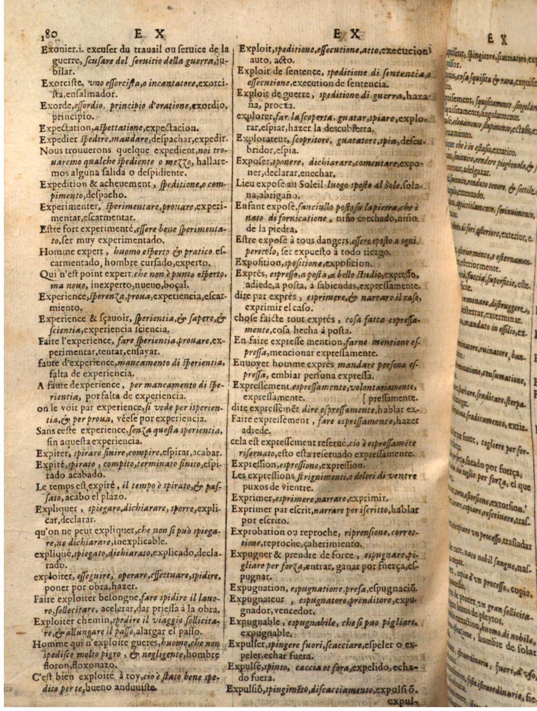 1644 - Jacques Crespin - Trésor des trois langues - Passau