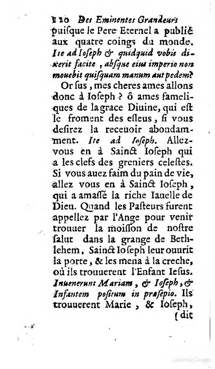 1646 - Jean Piot - Trésor inestimable de Saint-Joseph - BNC Rome