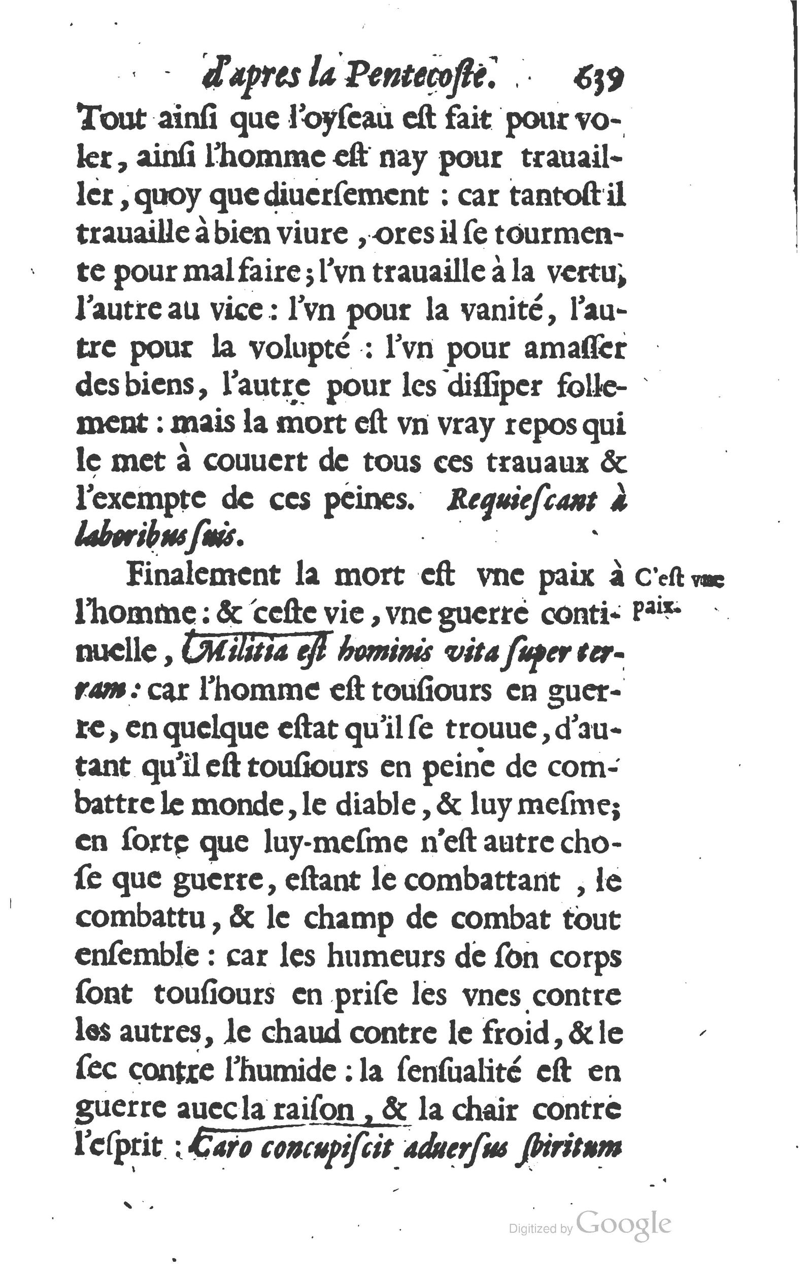 1629 - Manassés de Préaulx - Sermons ou Trésors de la piété chrétienne - BM Lyon